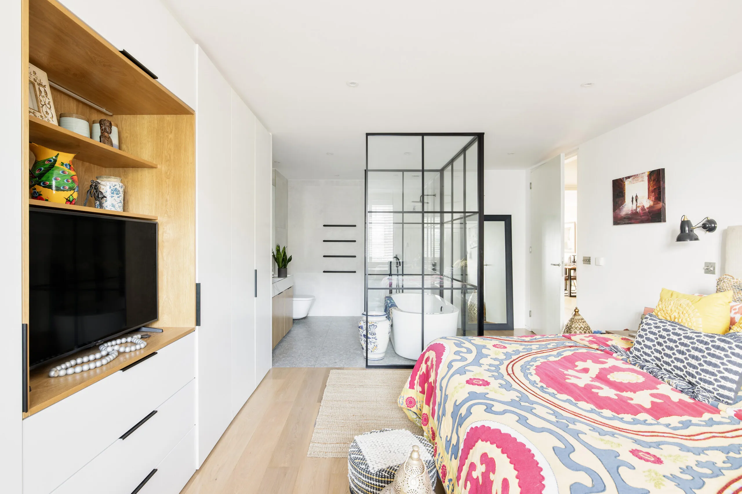 chambre avec salle de bain et verrière chambre avec salle de bain et verrière