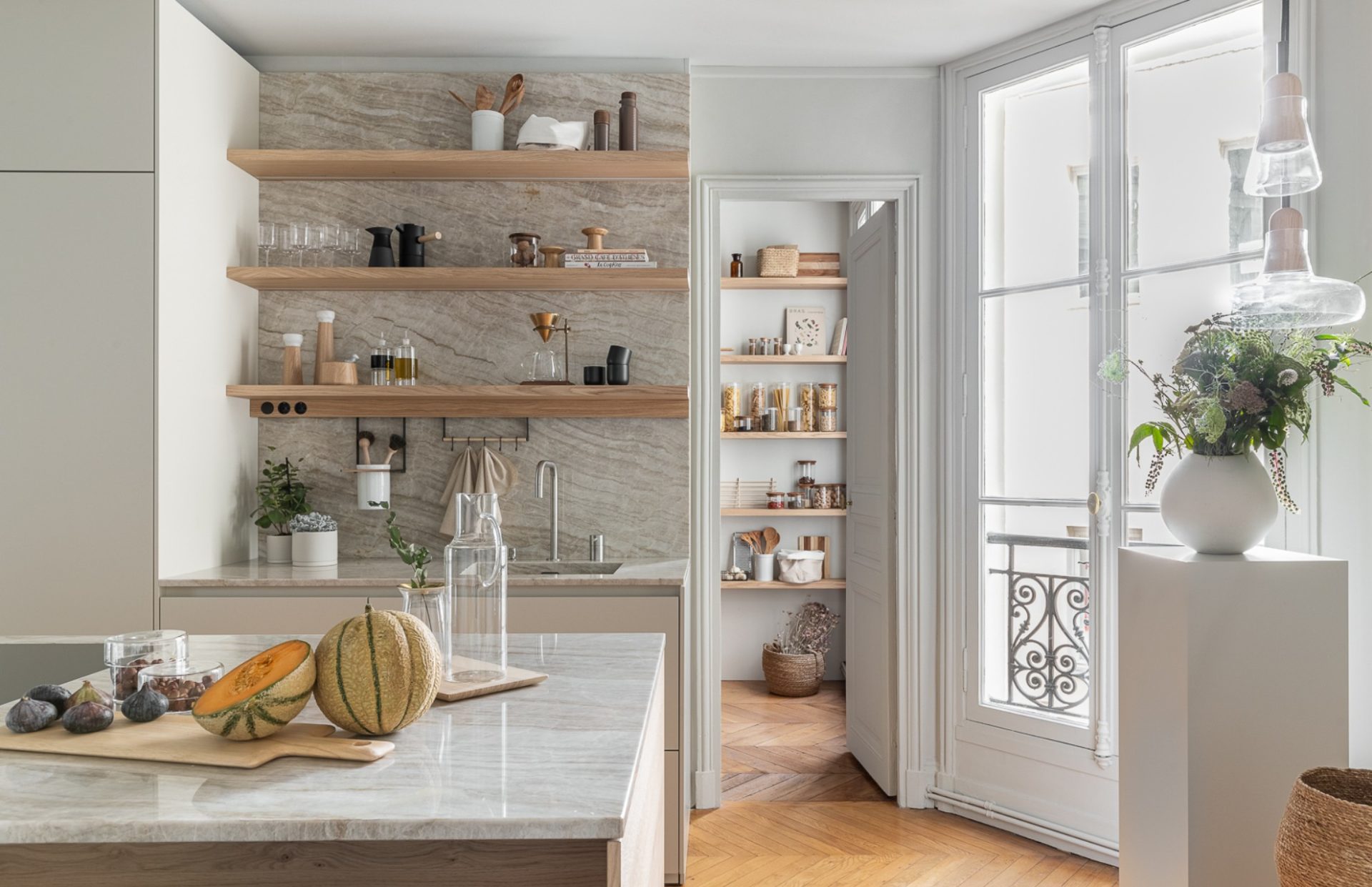 cuisine blanche et marbre cuisine blanche et marbre