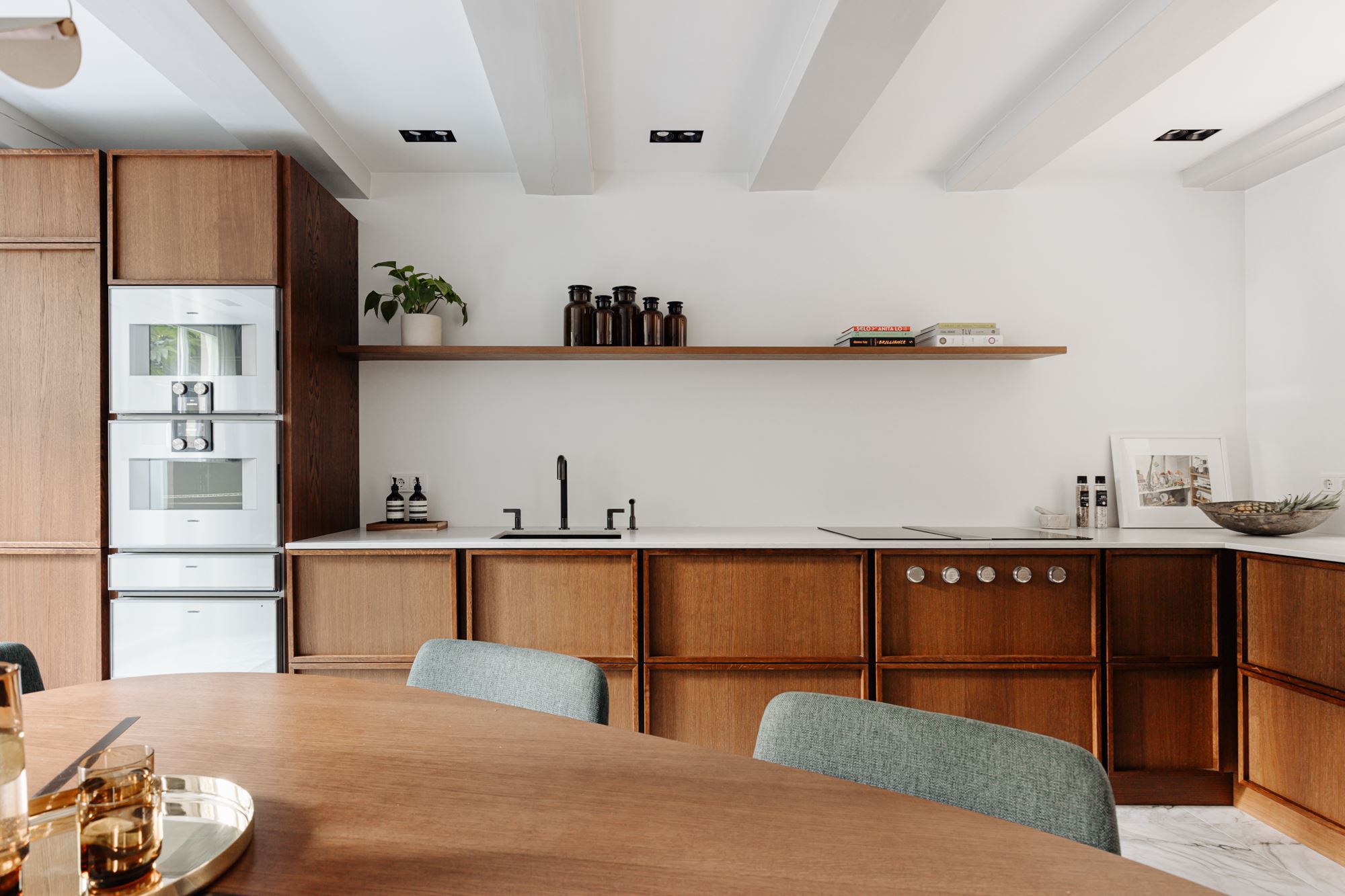 cuisine en bois moderne