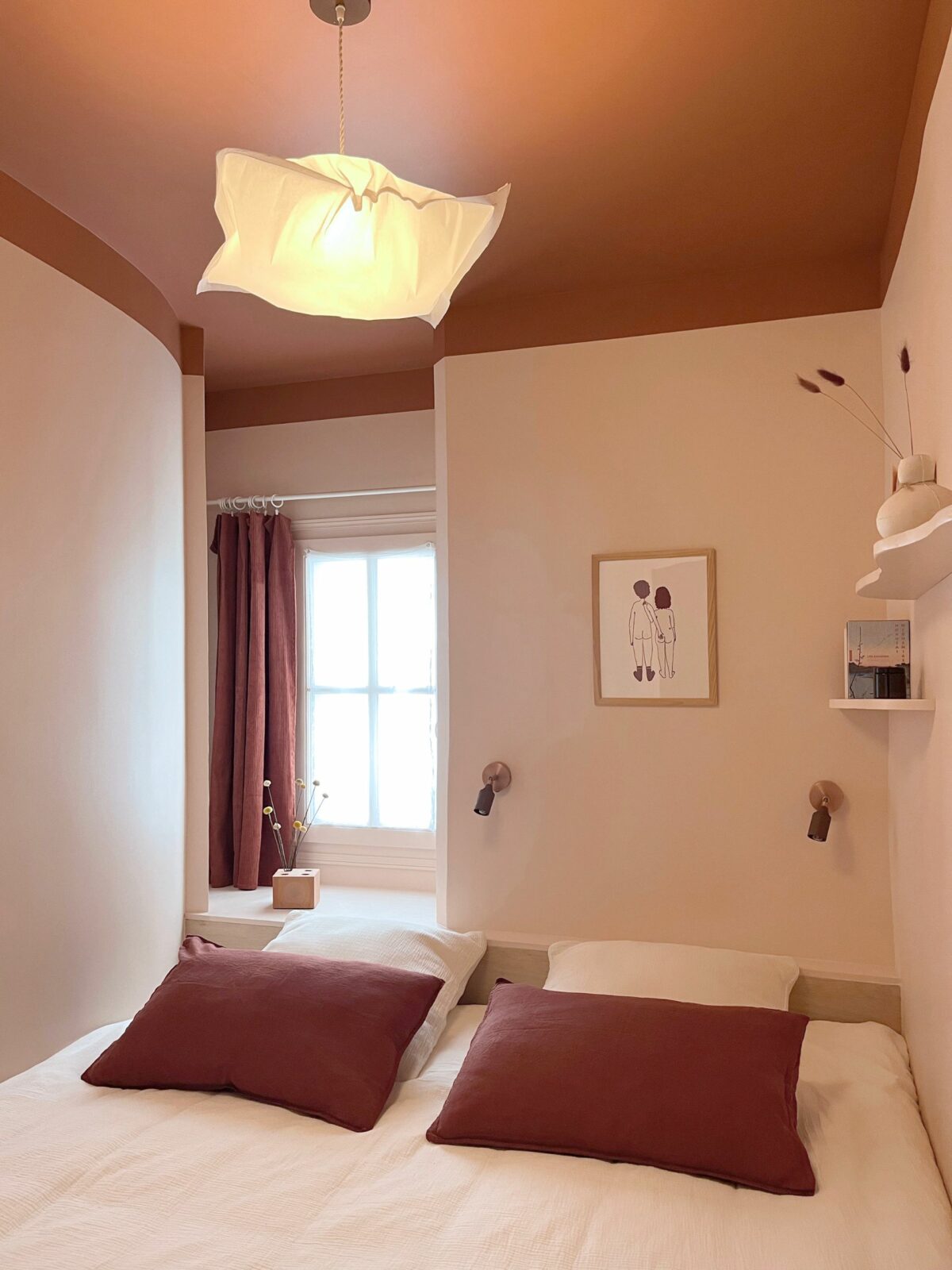 chambre petit appartement haussmannien 42m2 Paris chambre petit appartement haussmannien 42m2 Paris