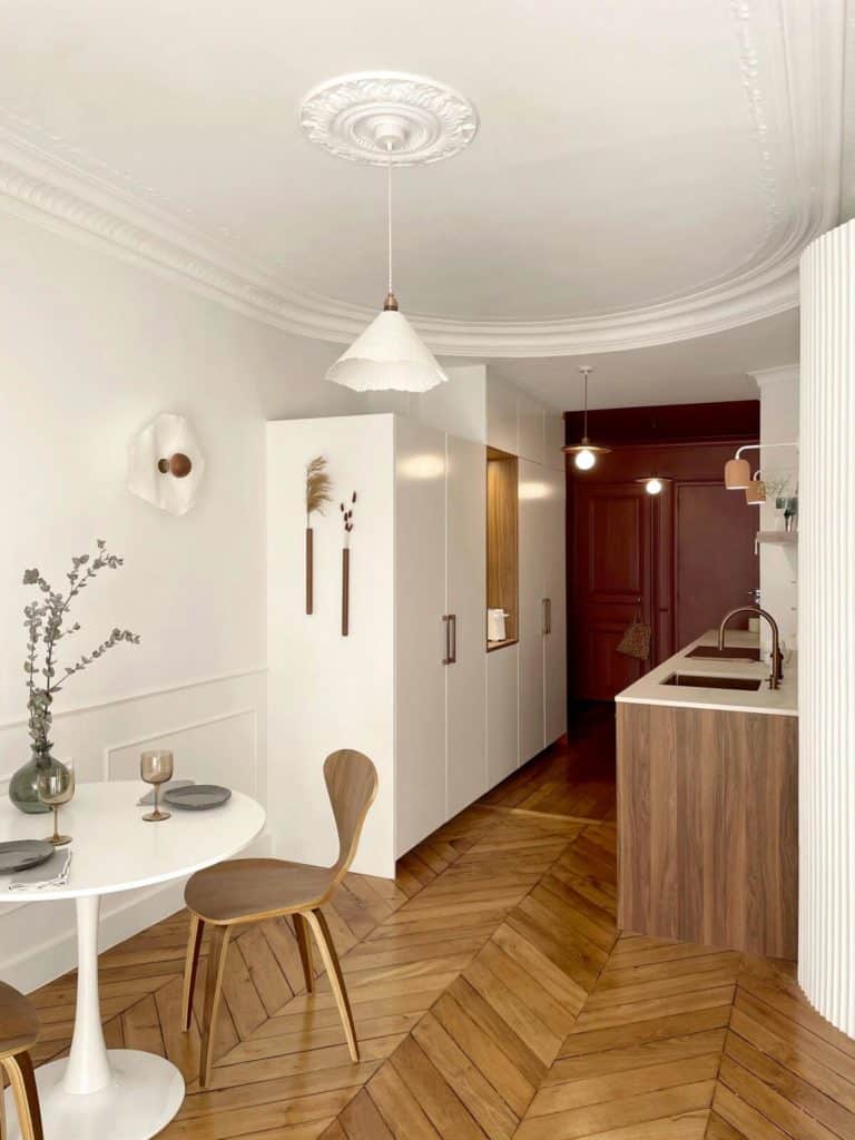 cuisine design dans appartement avec moulures cuisine design dans appartement avec moulures