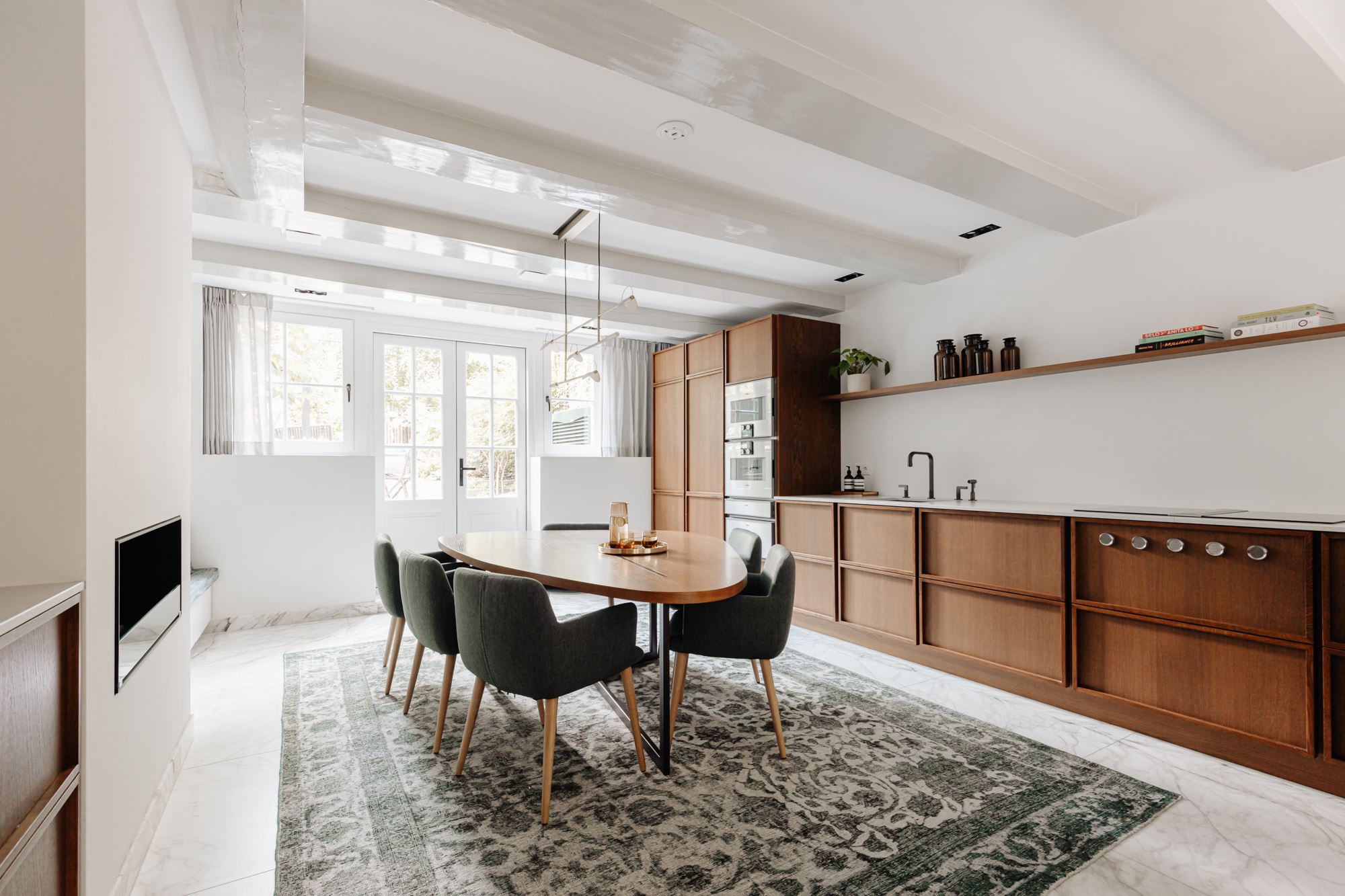 cuisine en bois moderne
