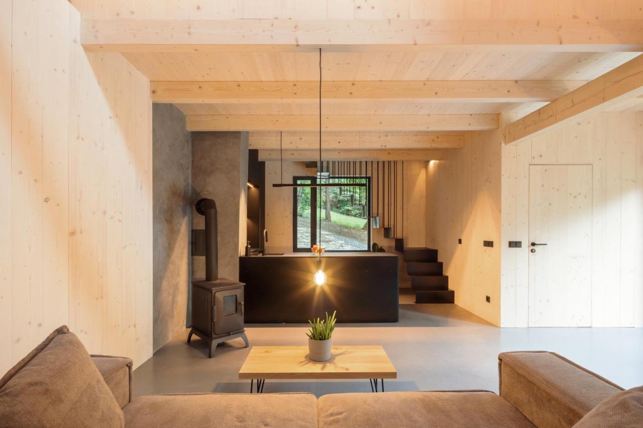 salon décoration minimaliste maison en bois Hytta