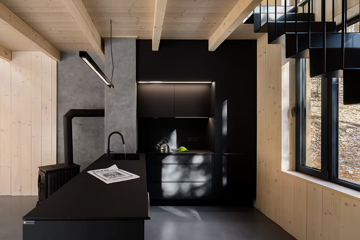 cuisine noire design