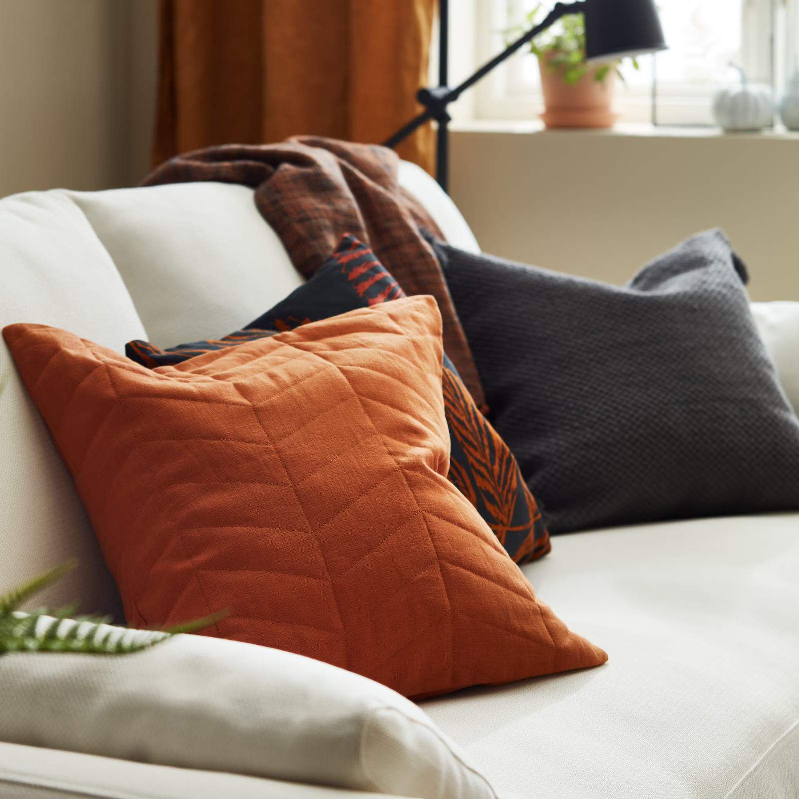 coussin orange