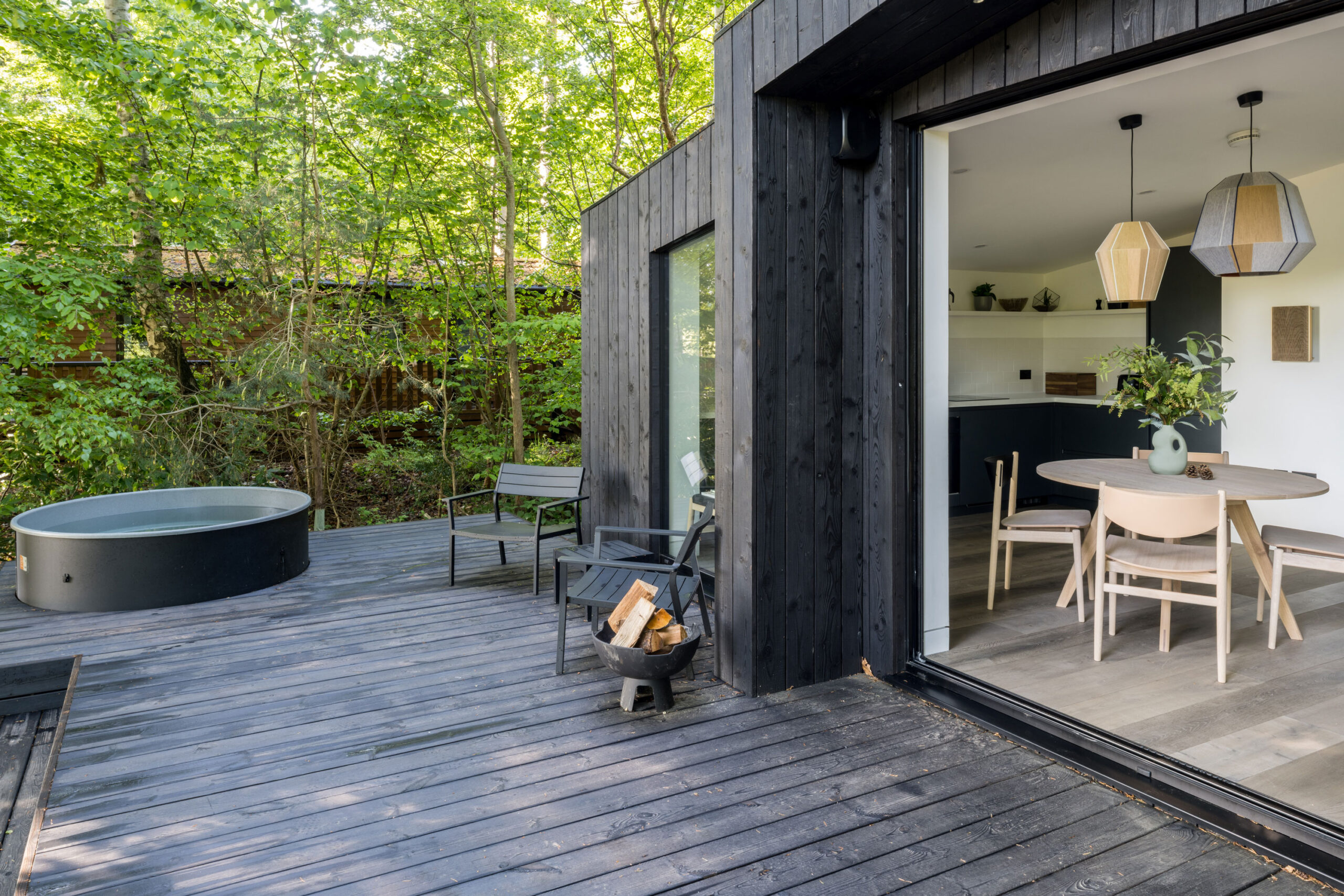 terrasse grande maison design en bois