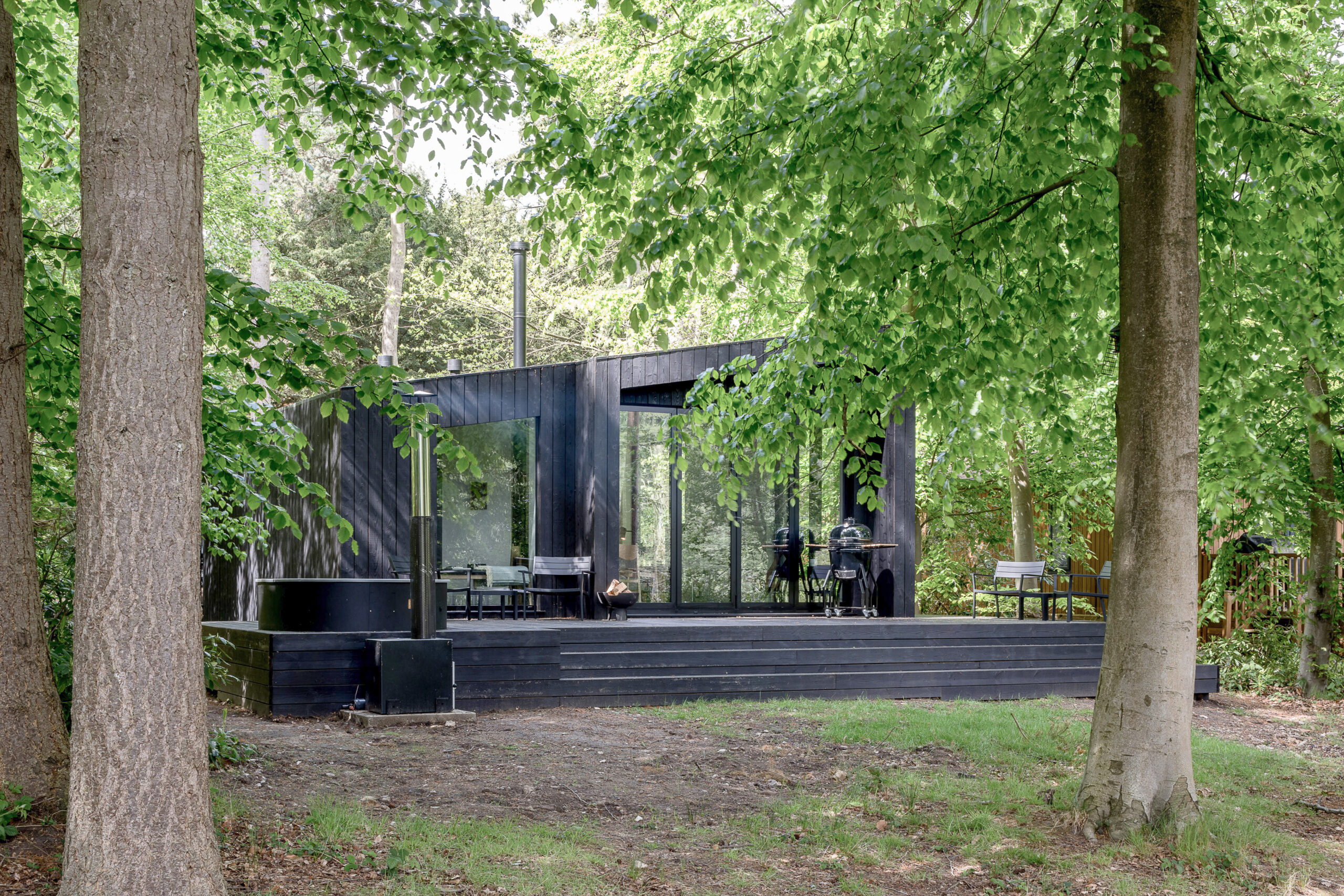grande maison design en bois