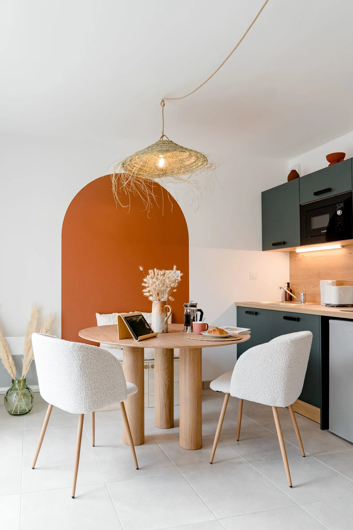 cuisine avec coin repas