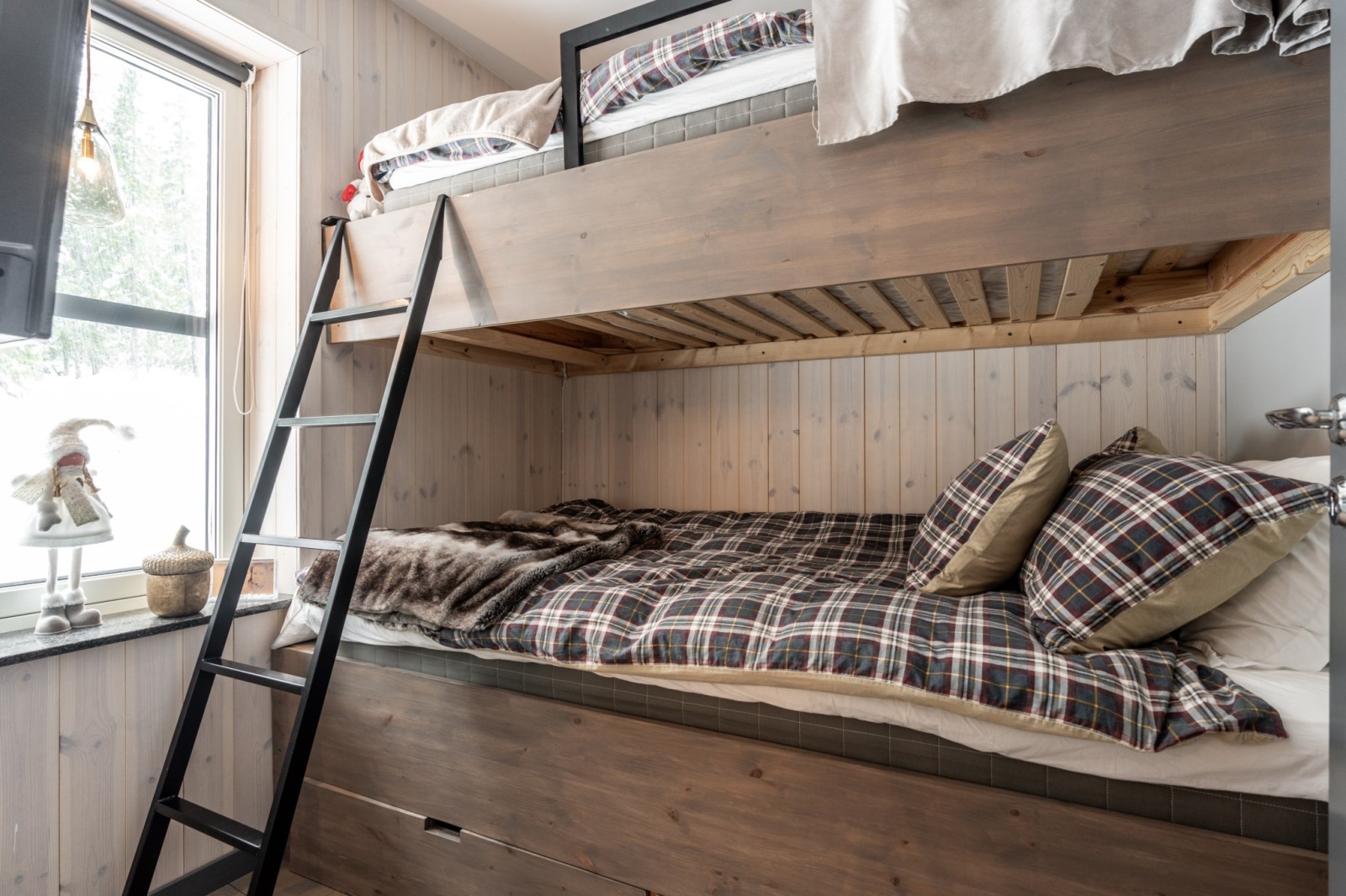 chambre lits superposés bois brut appartement montagne chambre lits superposés bois brut appartement montagne