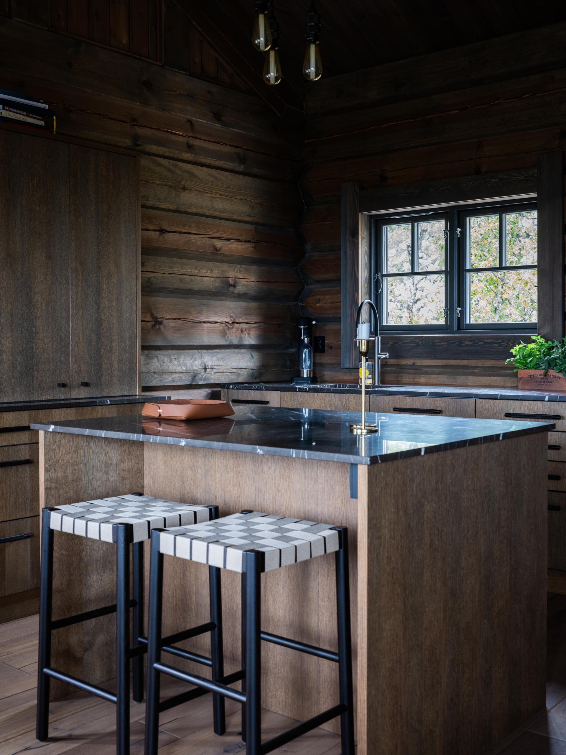 cuisine avec îlot maison en bois cuisine avec îlot maison en bois