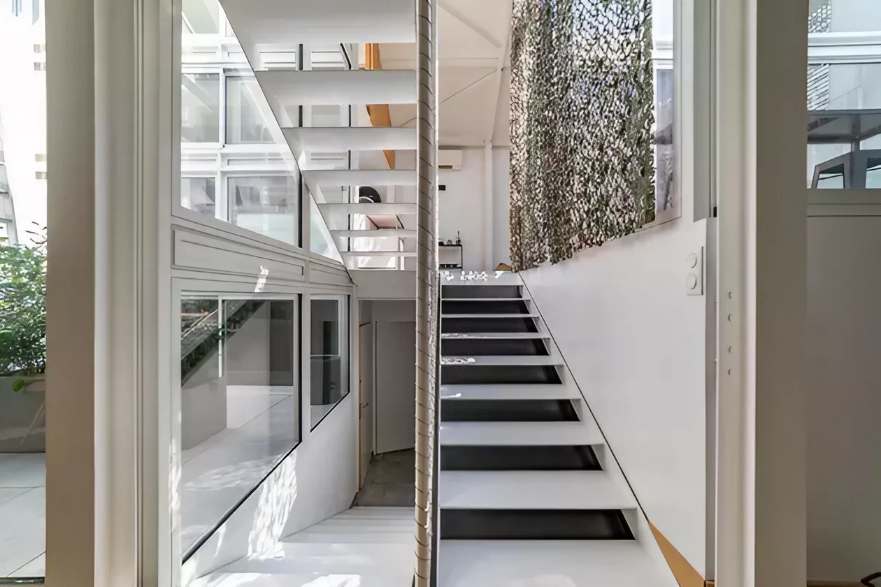 escalier design métal blanc escalier design métal blanc