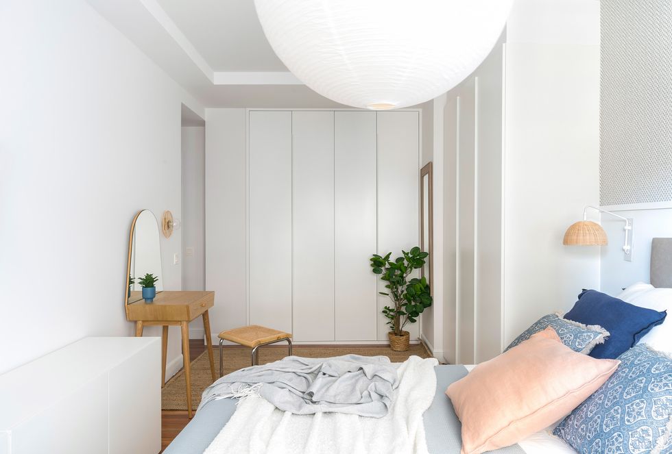 chambre parentale décoration contemporaine blanche et bleue chambre parentale décoration contemporaine blanche et bleue