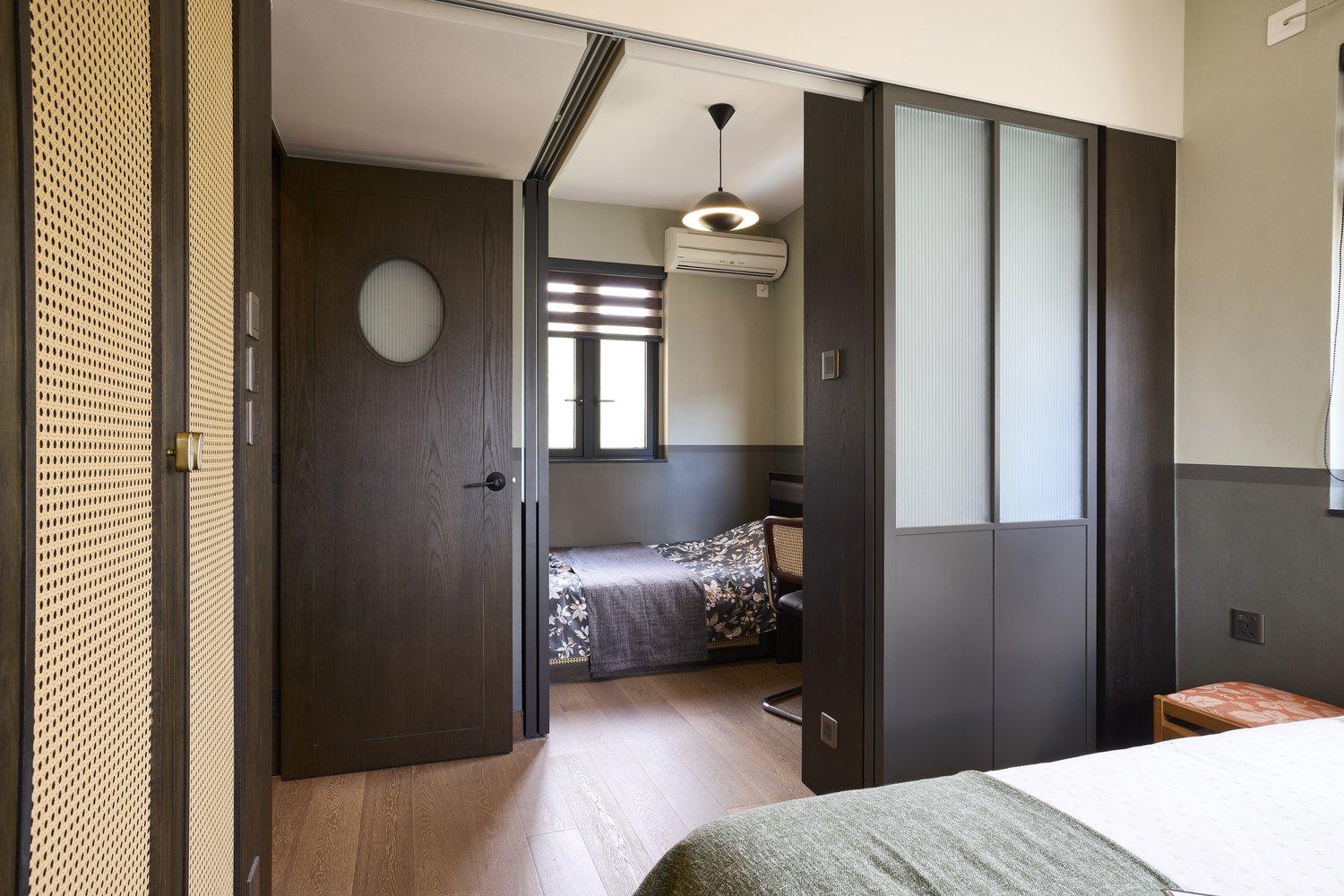 chambre en enfilade avec verrière