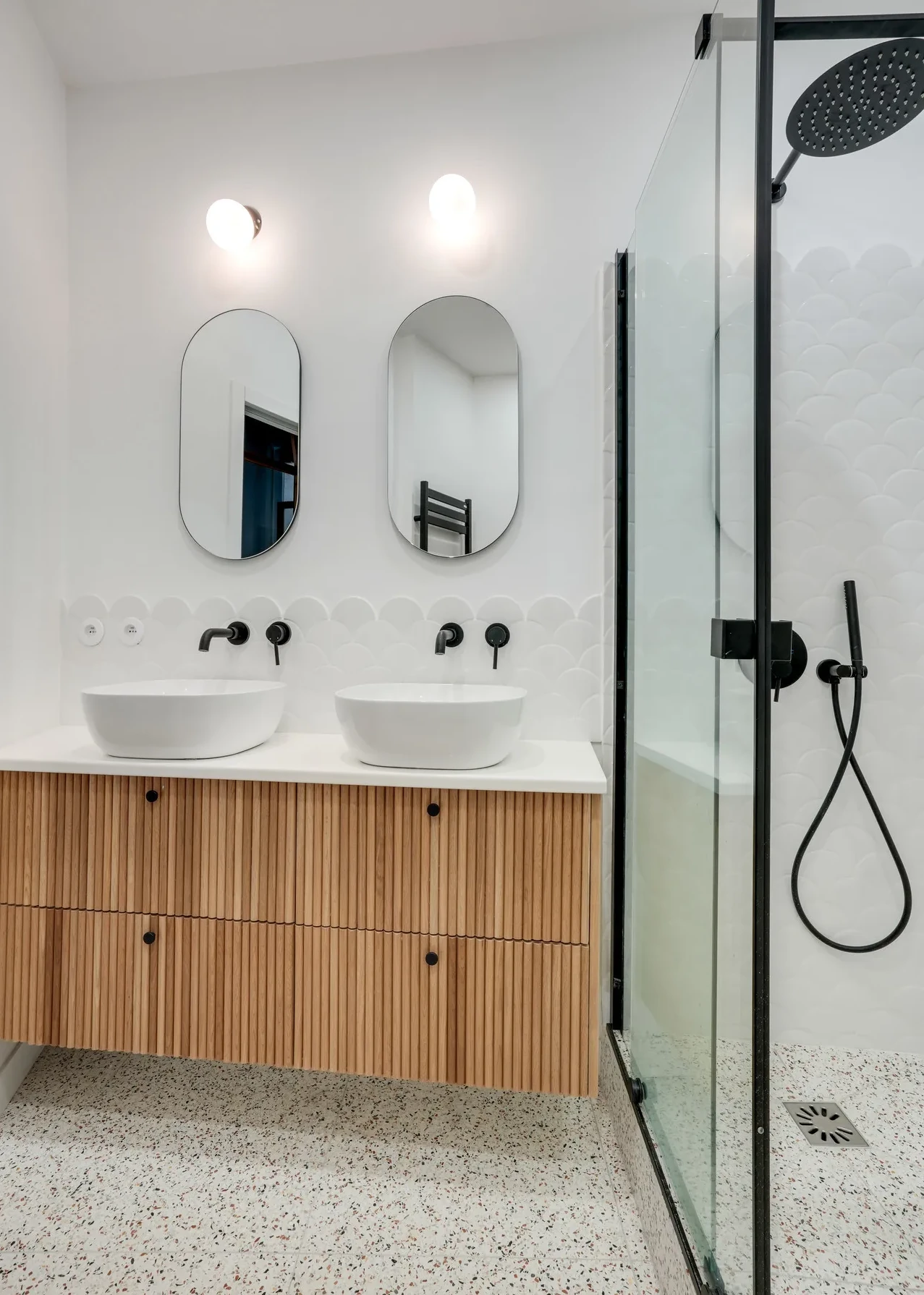 salle de bain design sol terrazzo salle de bain design sol terrazzo