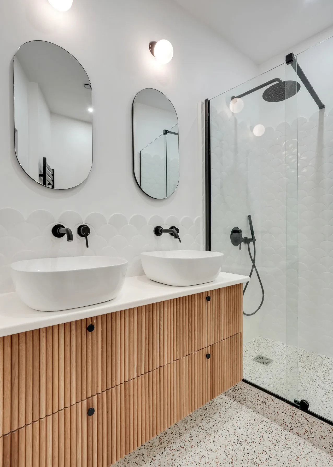 salle de bain design sol terrazzo salle de bain design sol terrazzo