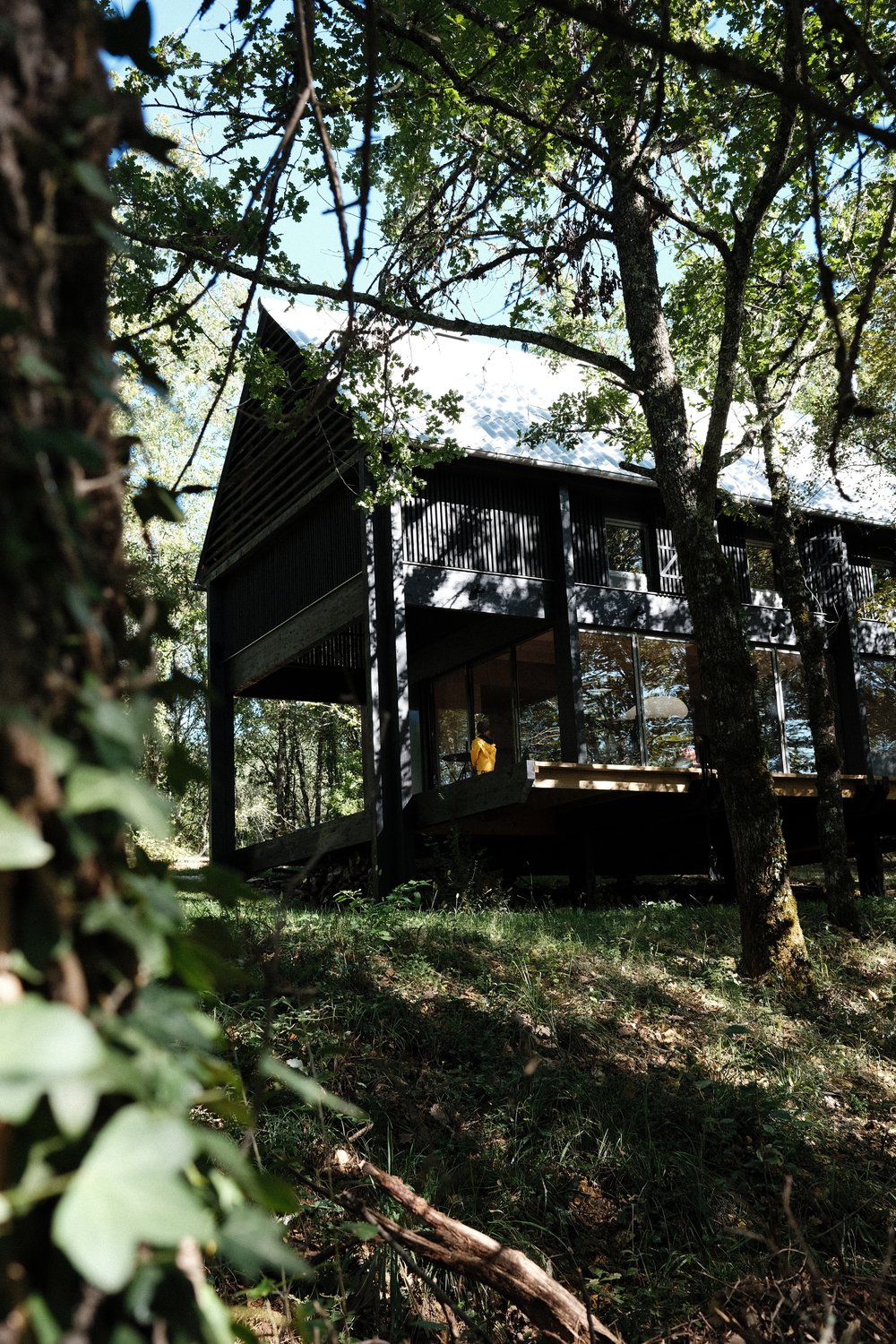 maison en bois noir contemporaine maison en bois noir contemporaine