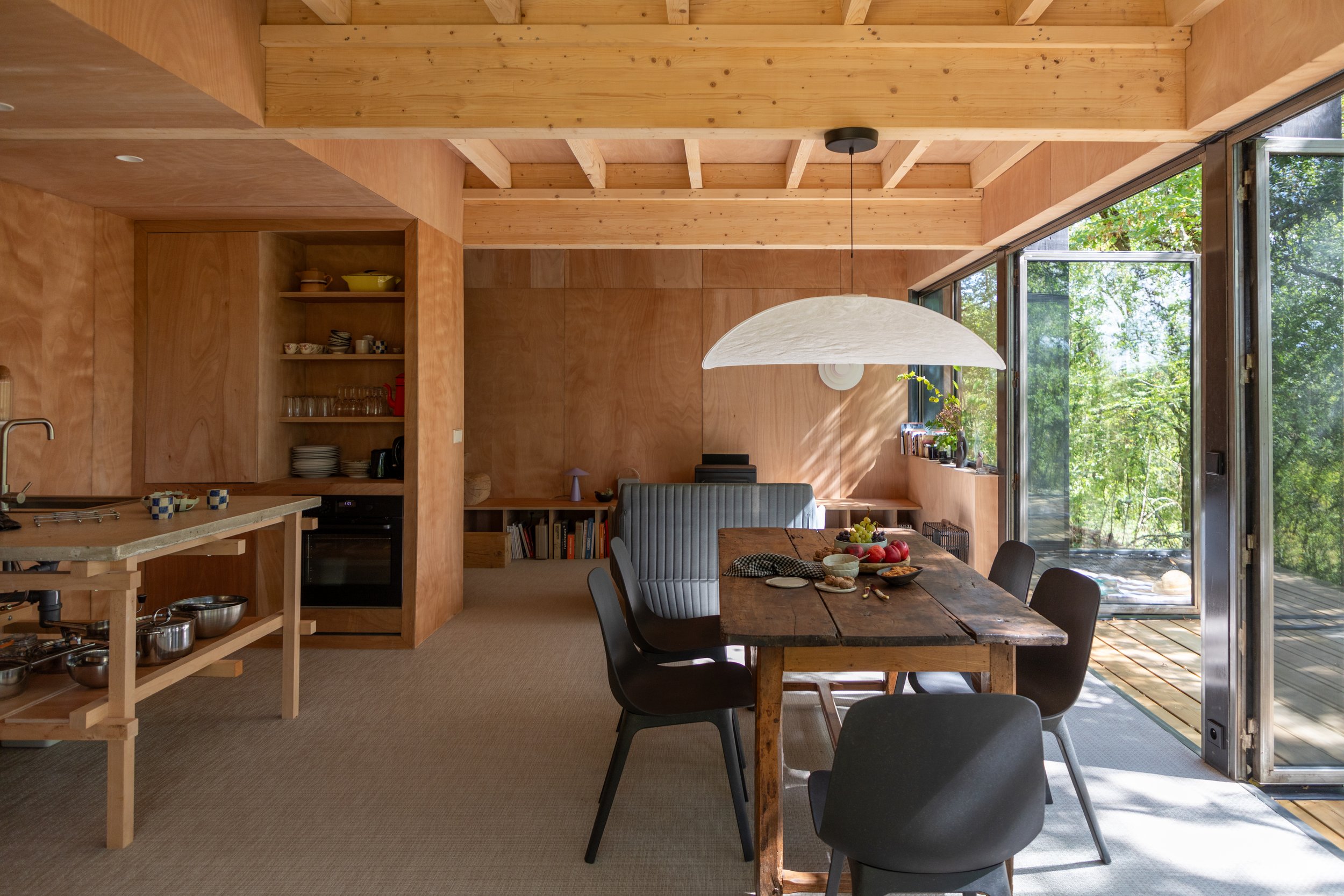 salon maison en bois contemporaine salon maison en bois contemporaine