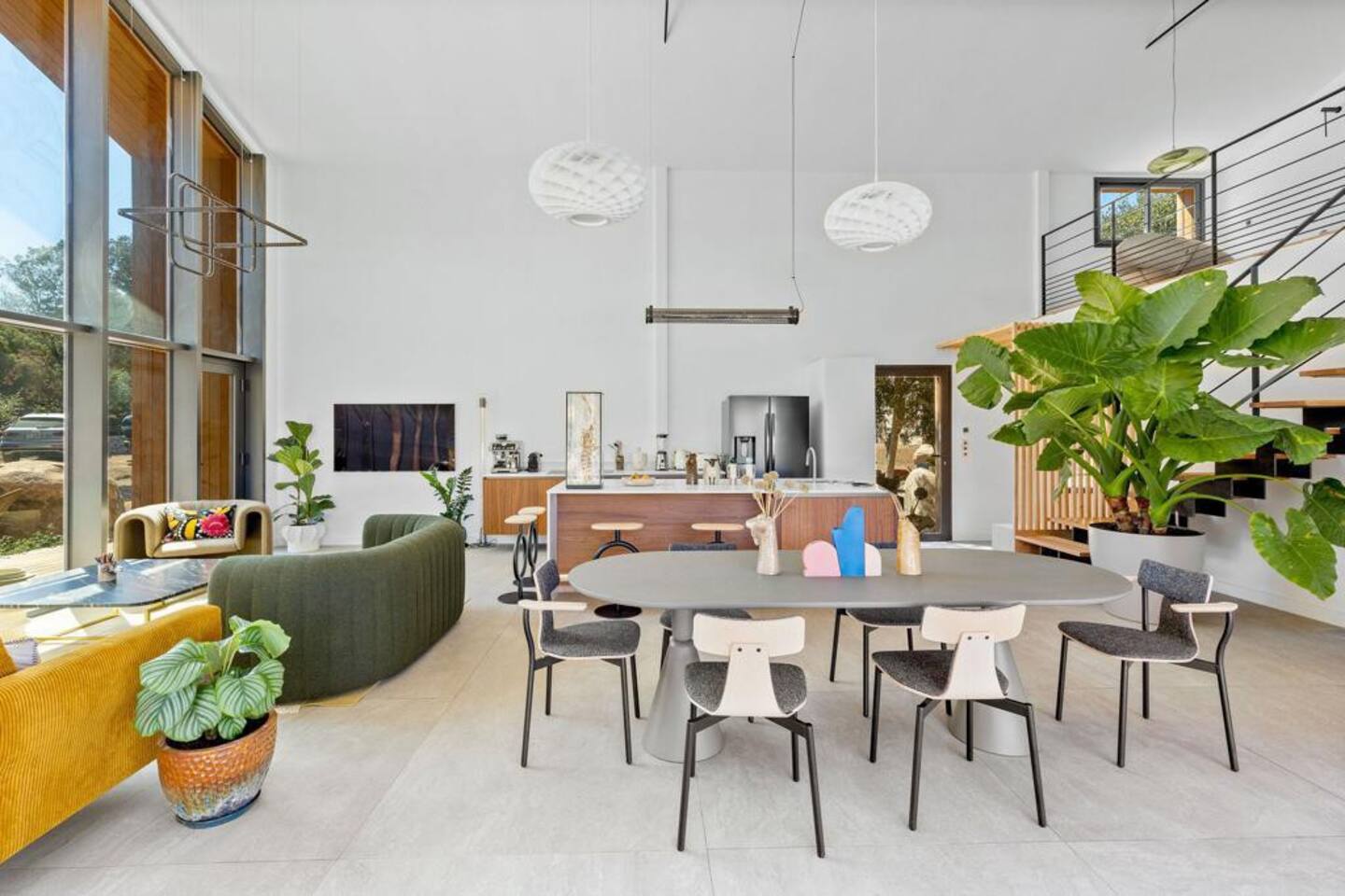 salon maison contemporaine en Corse
