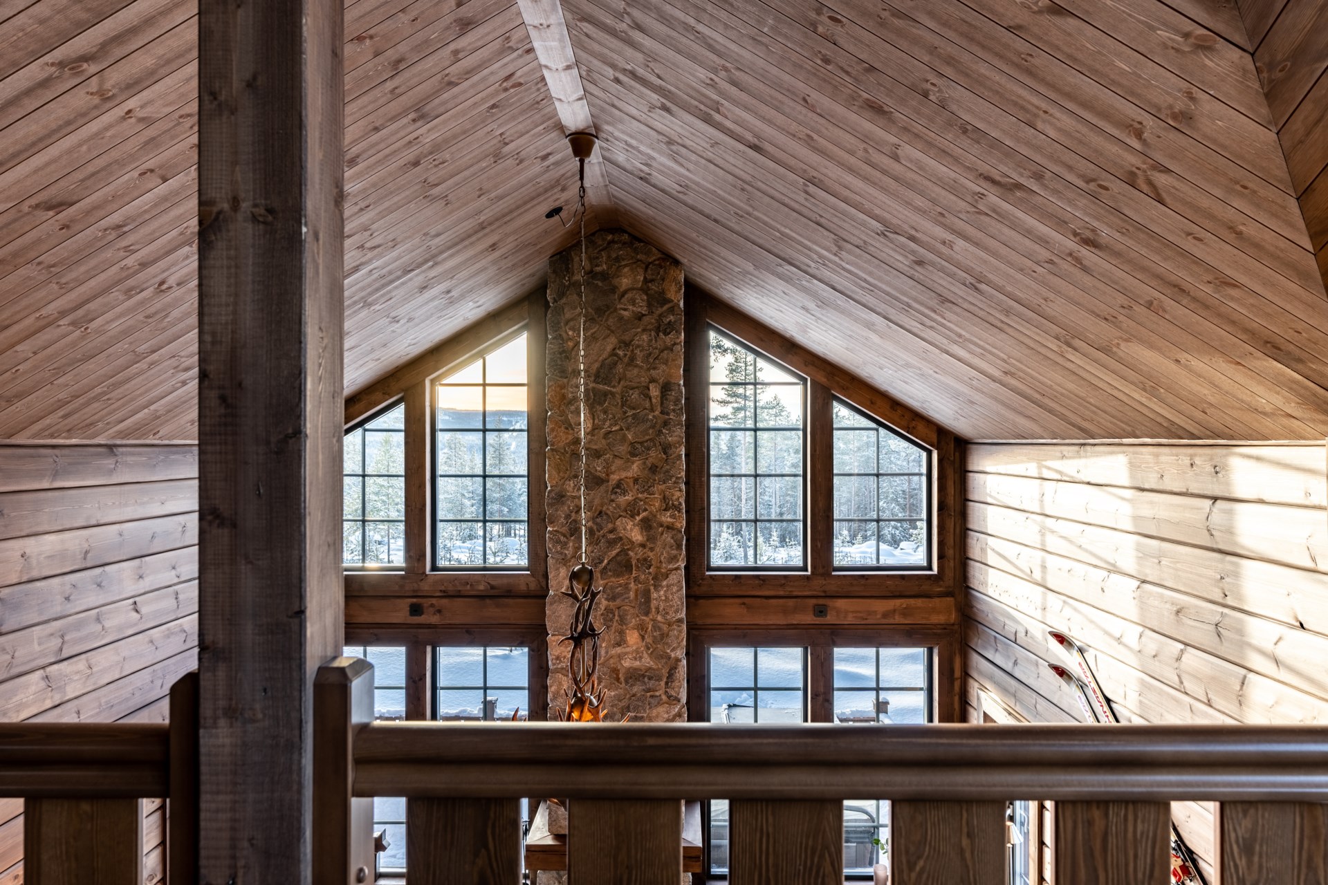mezzanine maison en bois à la montagne mezzanine maison en bois à la montagne