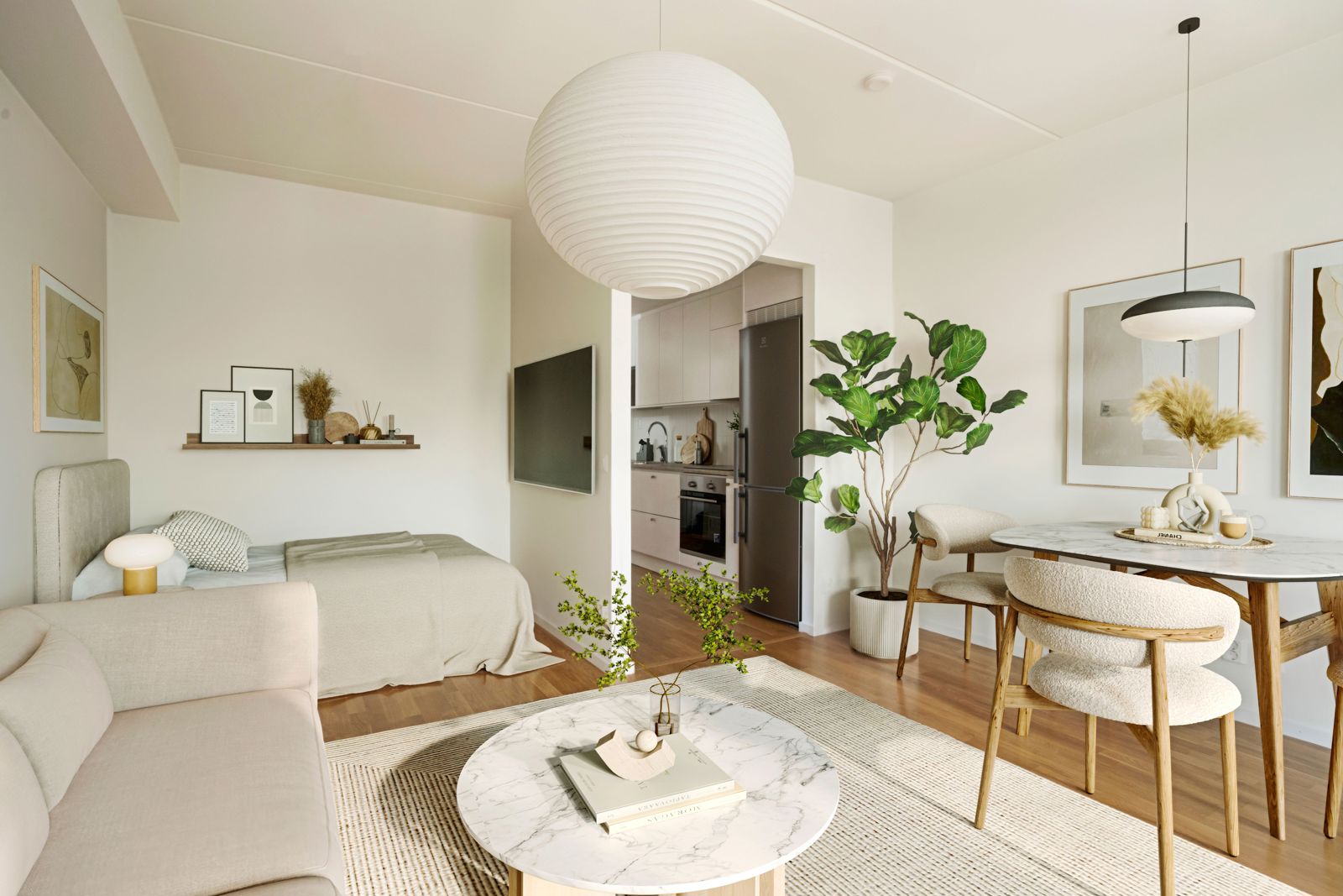 pièce principale studio 32m2