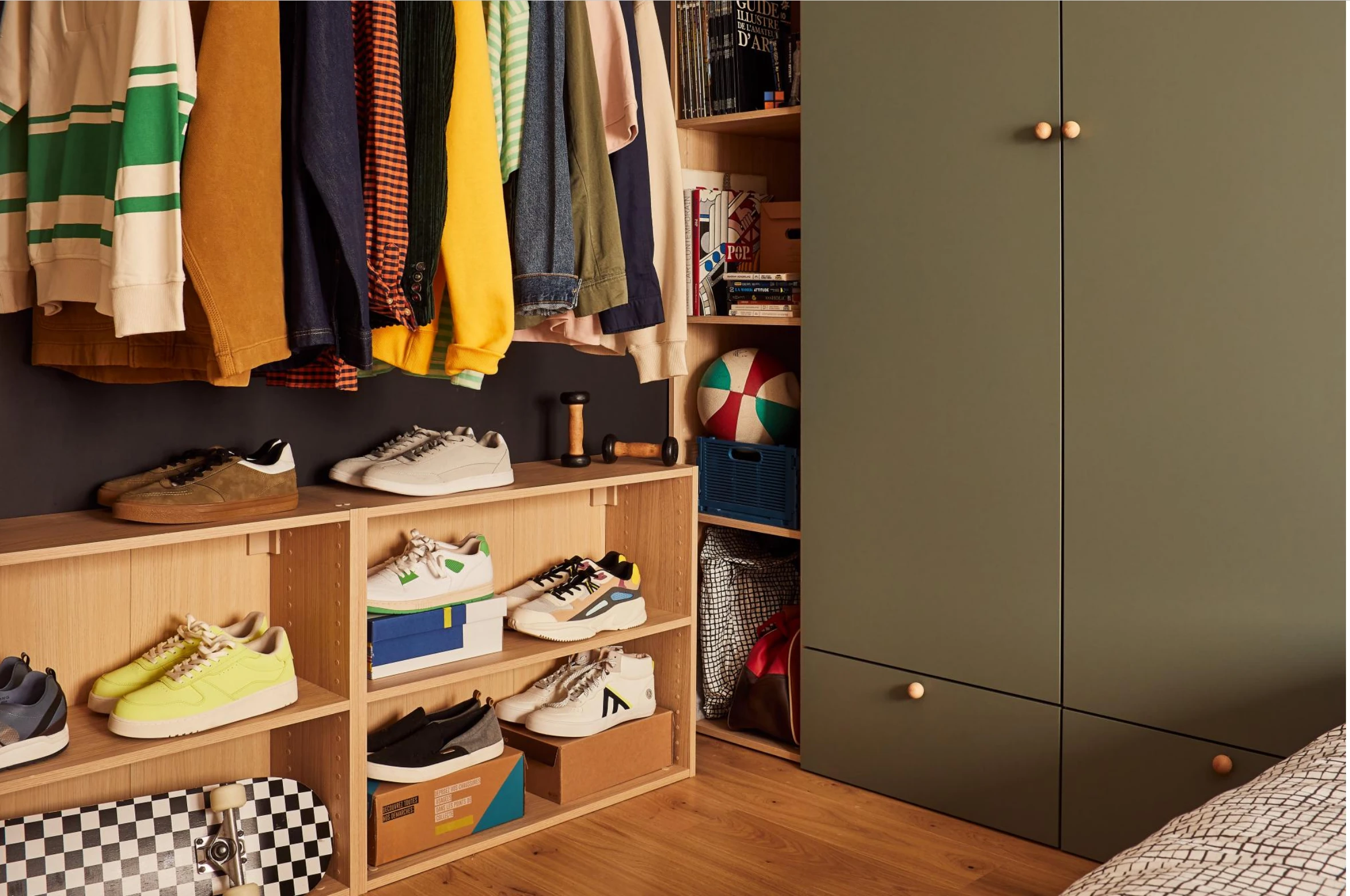 chambre adolescent Leroy Merlin avec dressing