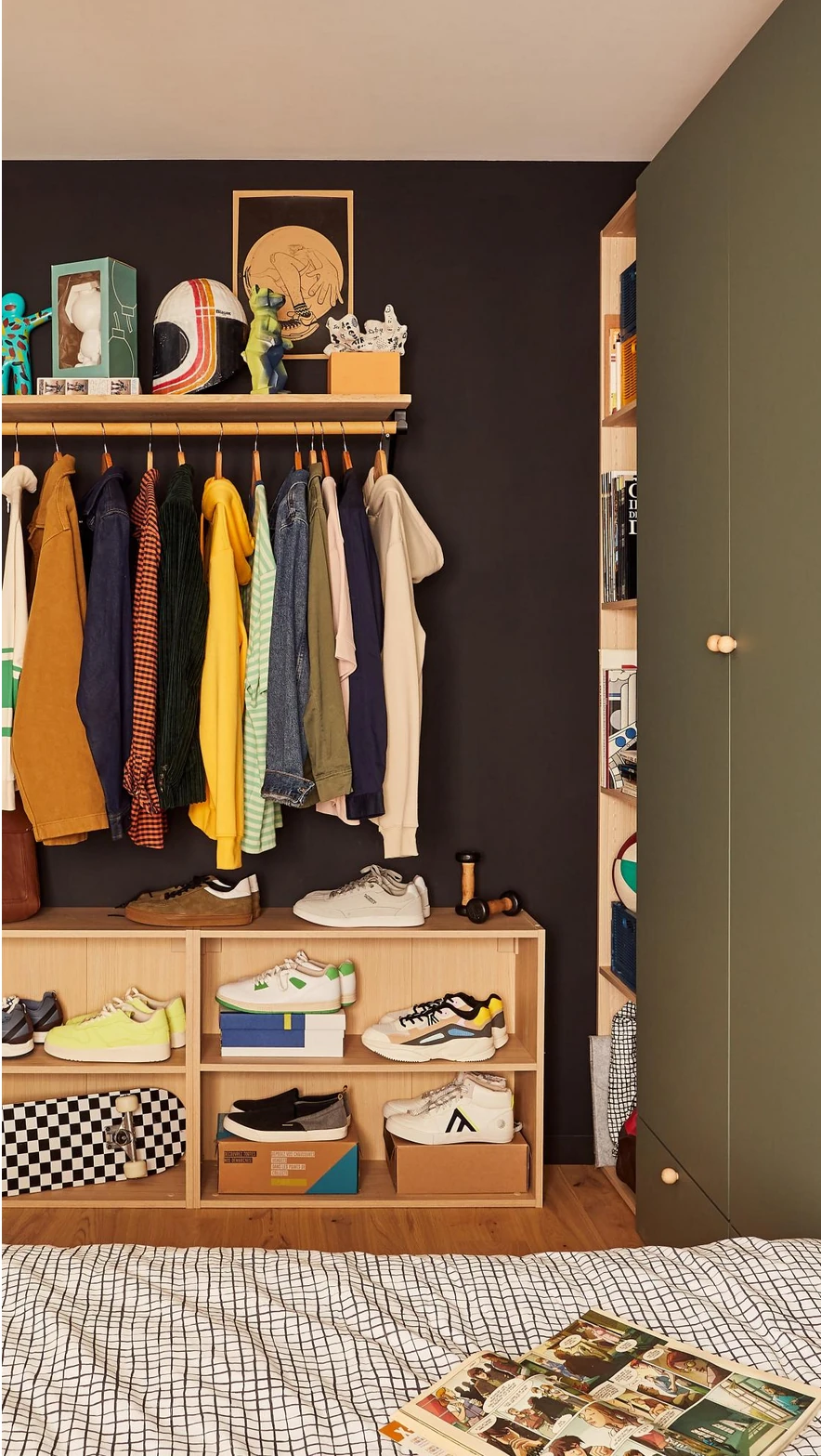 chambre adolescent Leroy Merlin avec dressing