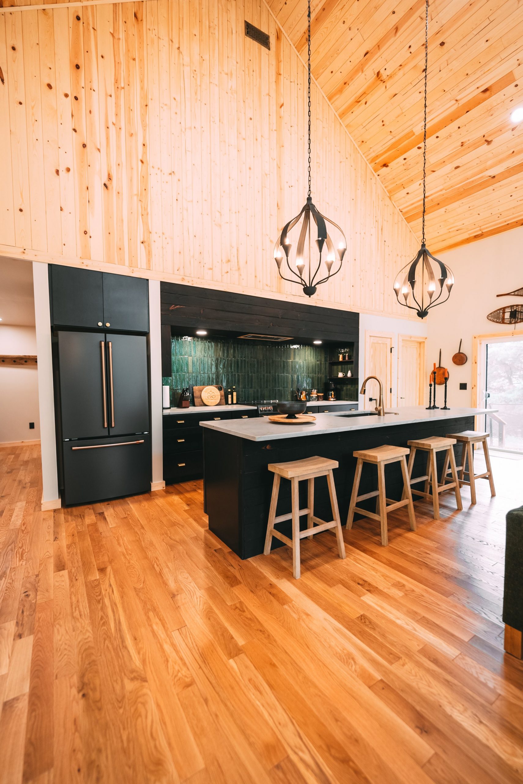 cuisine ouverte maison en bois The Goat Hillside Amble cuisine ouverte maison en bois The Goat Hillside Amble