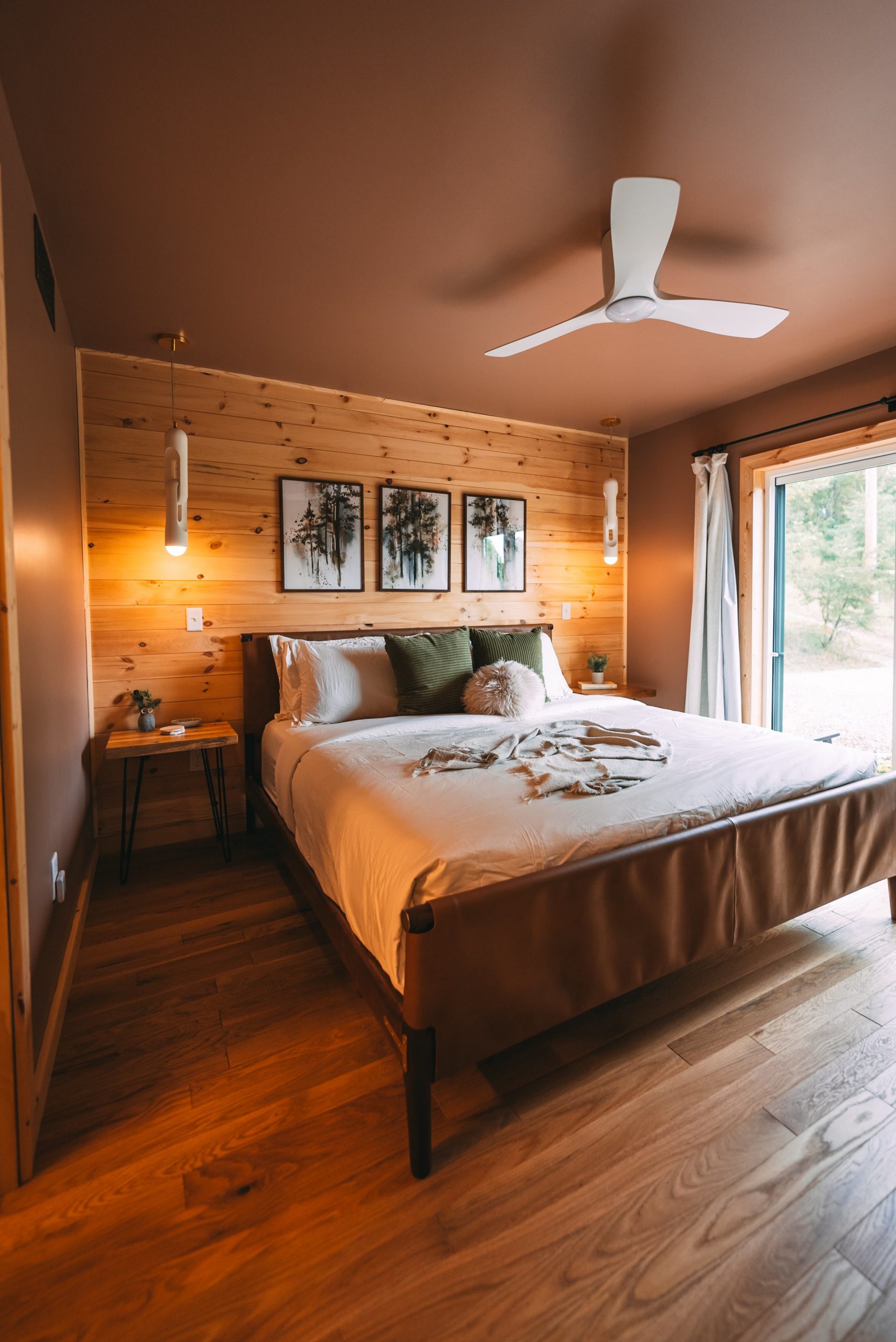 chambre maison en bois The Goat Hillside Amble chambre maison en bois The Goat Hillside Amble