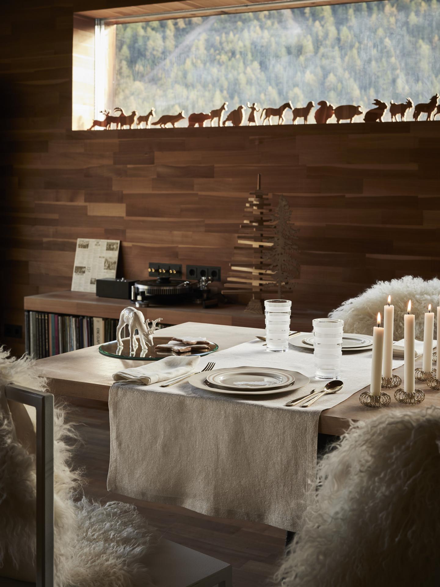 salle à manger décoration Noël