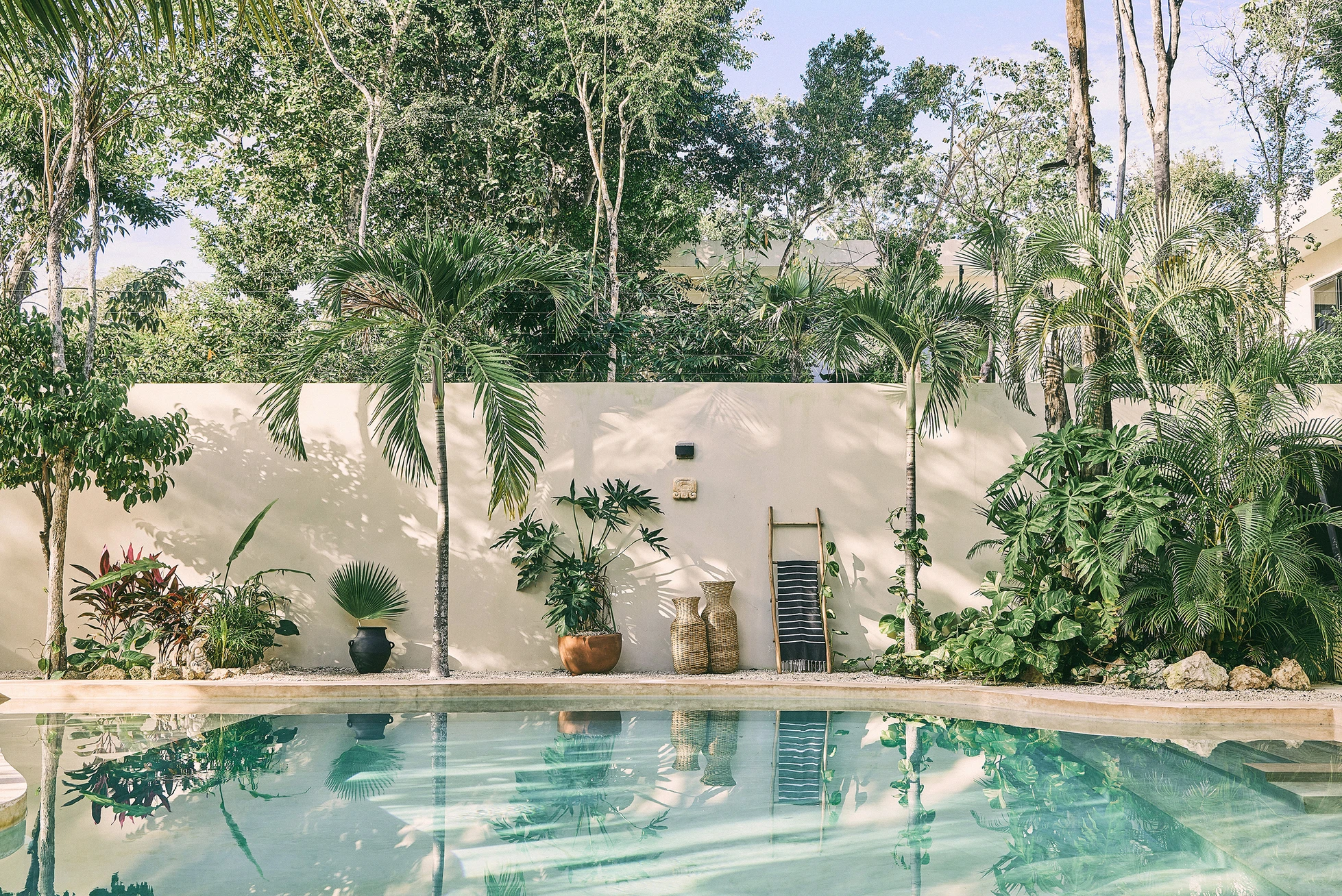 jardin avec piscine maison Tulum jardin avec piscine maison Tulum