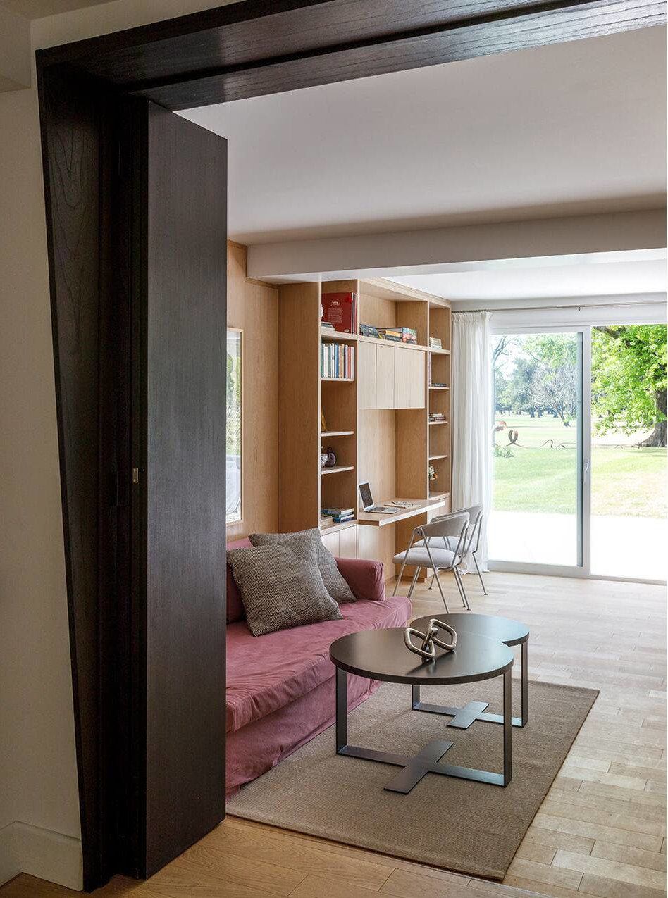 salon avec bureau