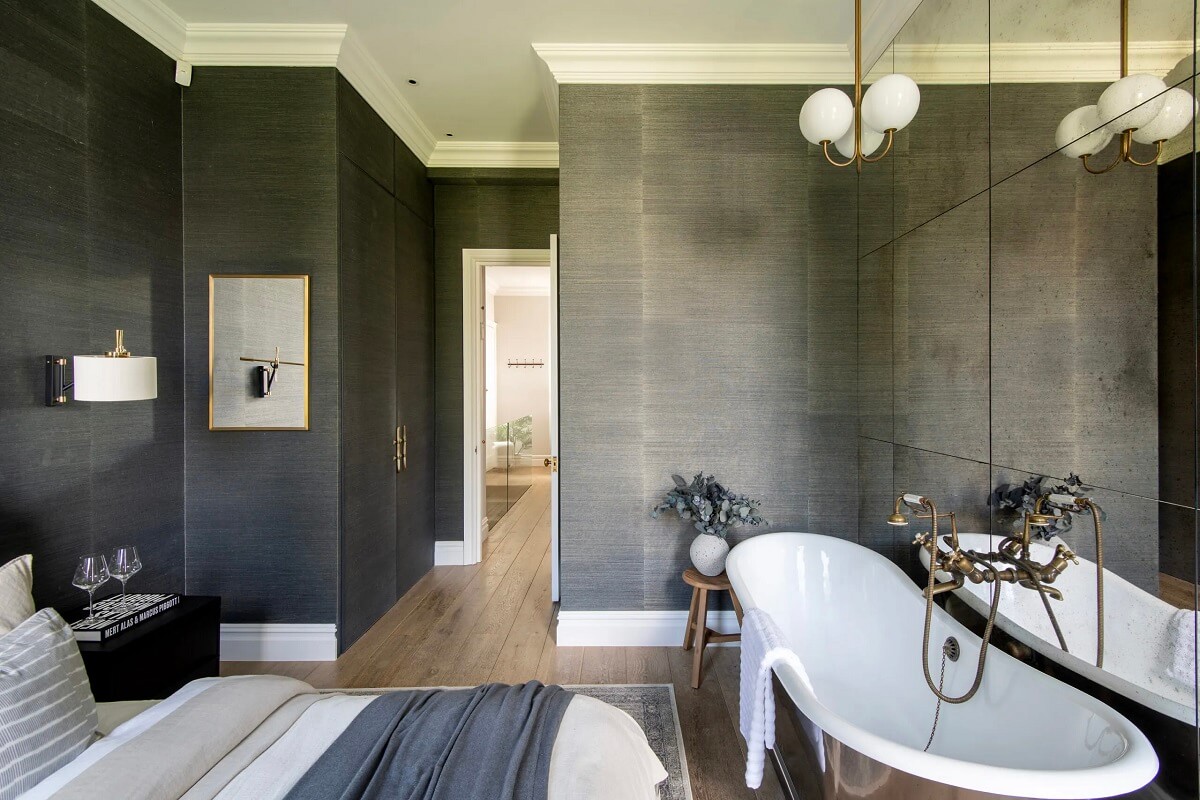 chambre décoration contemporaine avec baignoire chambre décoration contemporaine avec baignoire