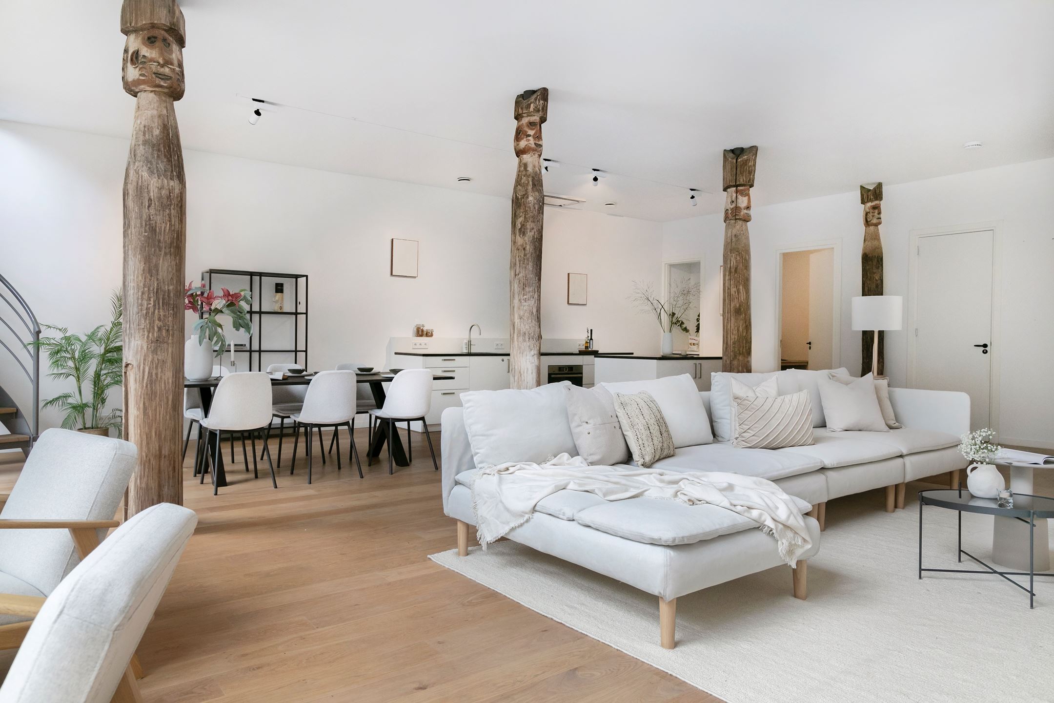 salon loft décoration design blanche salon loft décoration design blanche