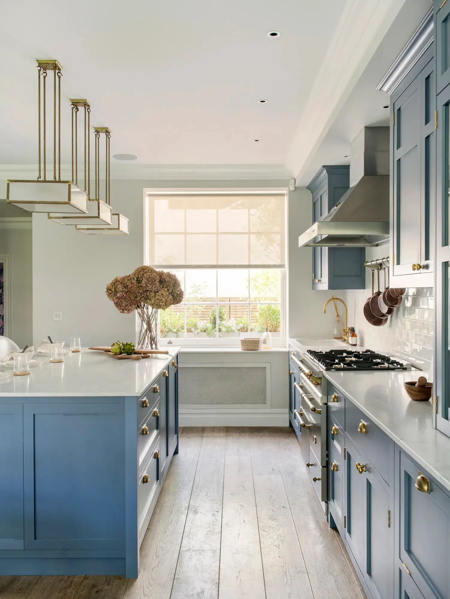 cuisine bleue shaker décoration contemporaine cuisine bleue shaker décoration contemporaine