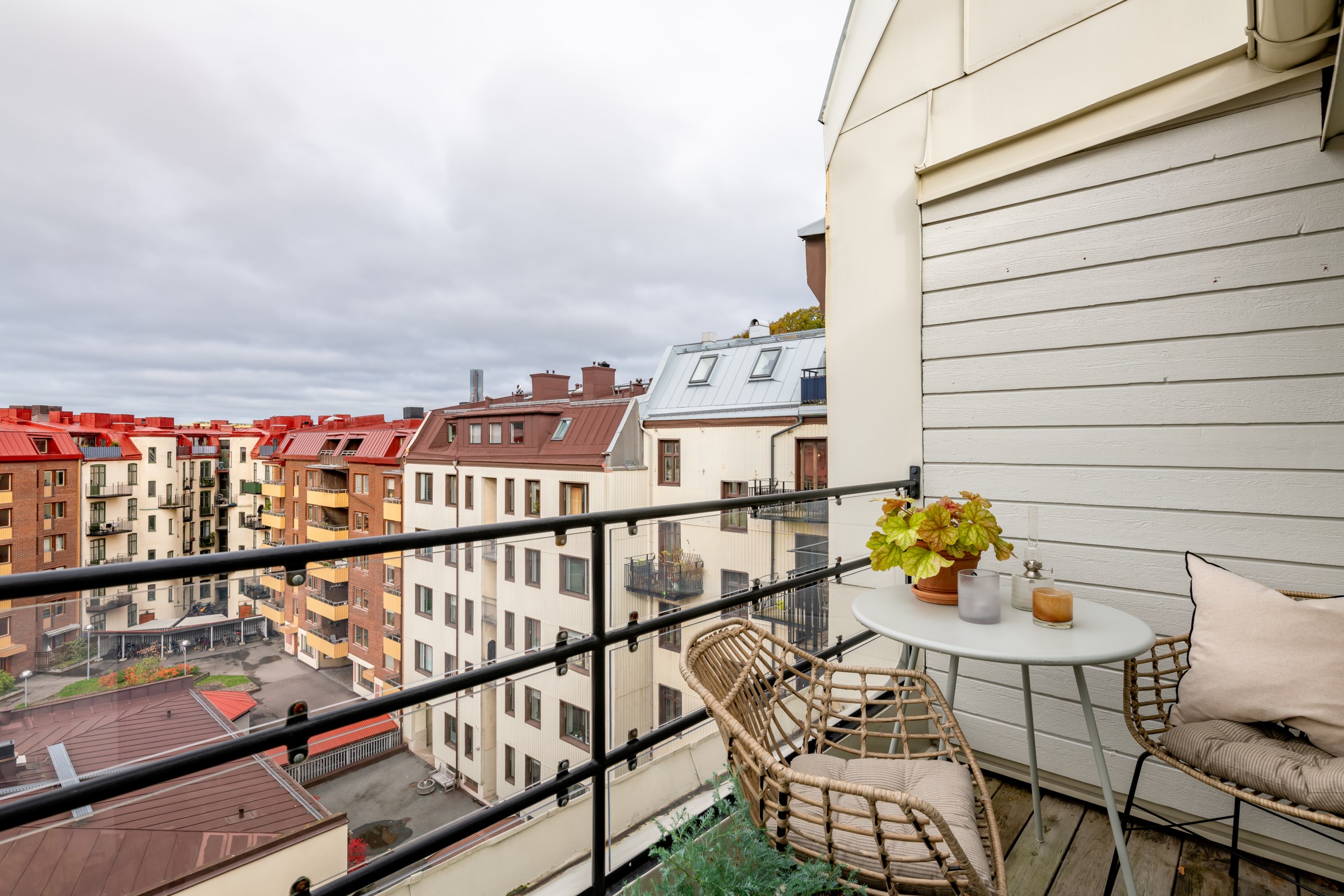terrasse sur le toit
