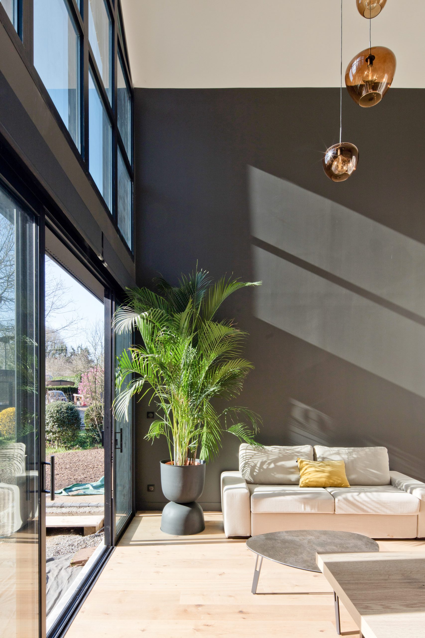 salon double hauteur décoration design salon double hauteur décoration design