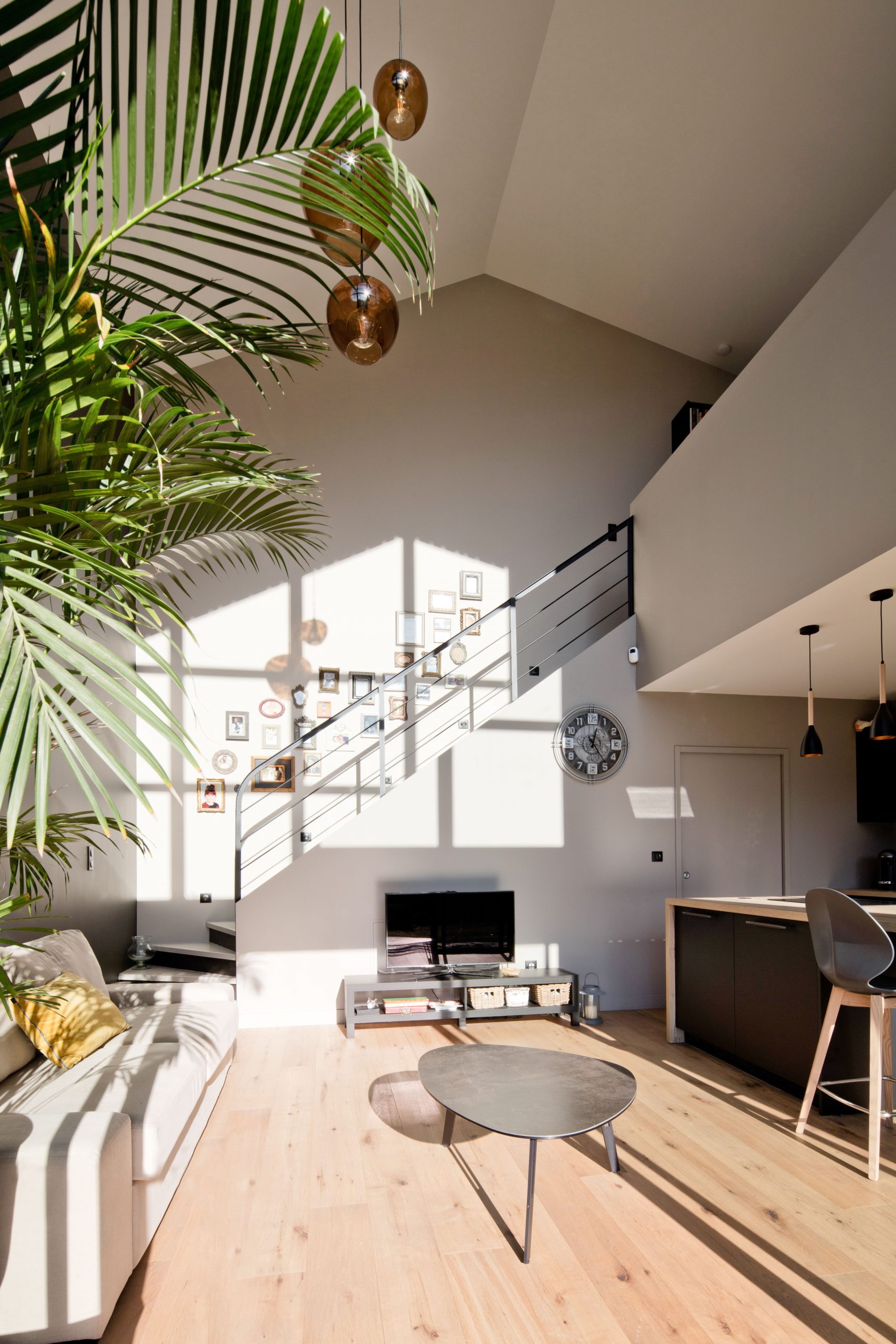 salon double hauteur avec mezzanine salon double hauteur avec mezzanine