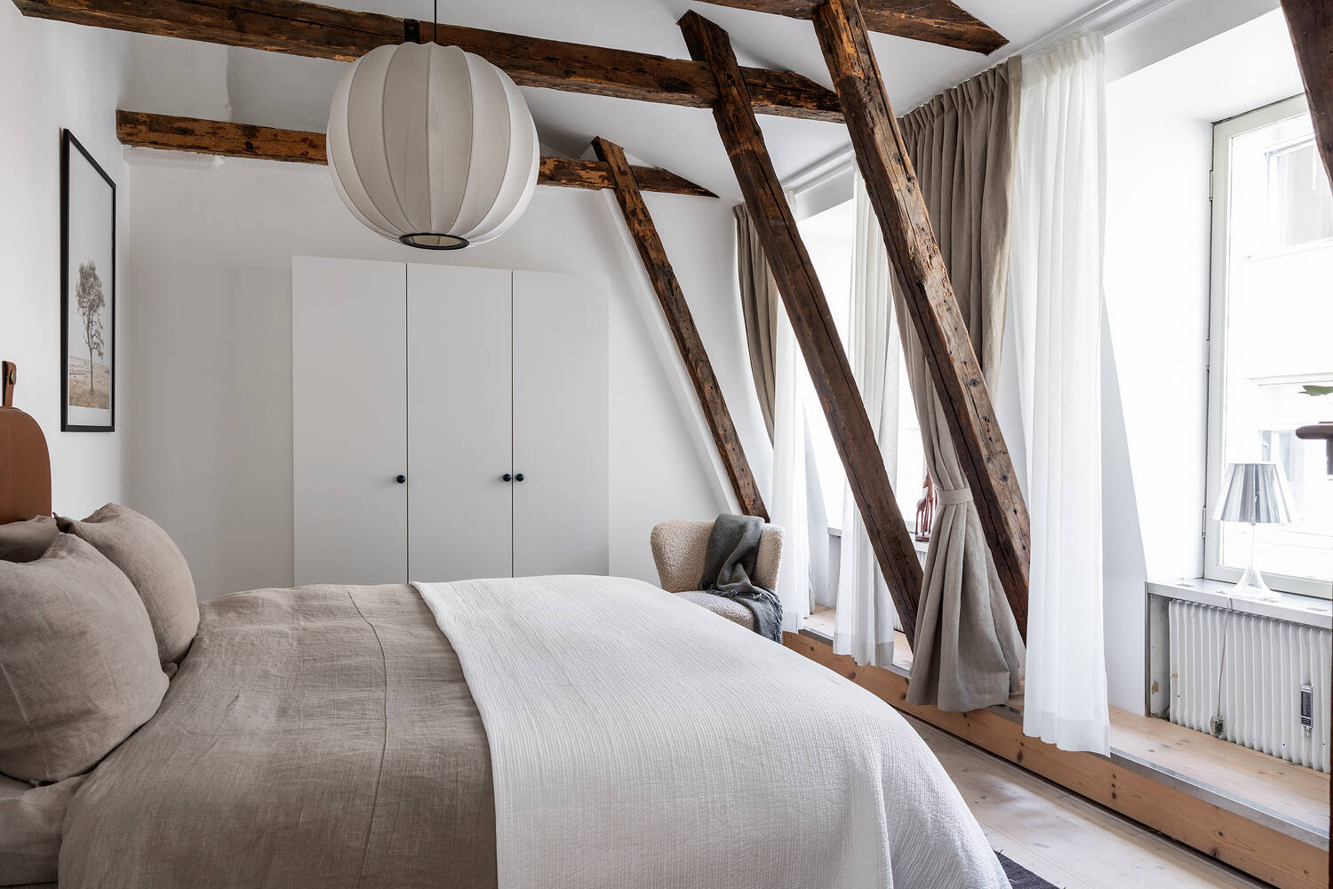chambre appartement avec poutres chambre appartement avec poutres