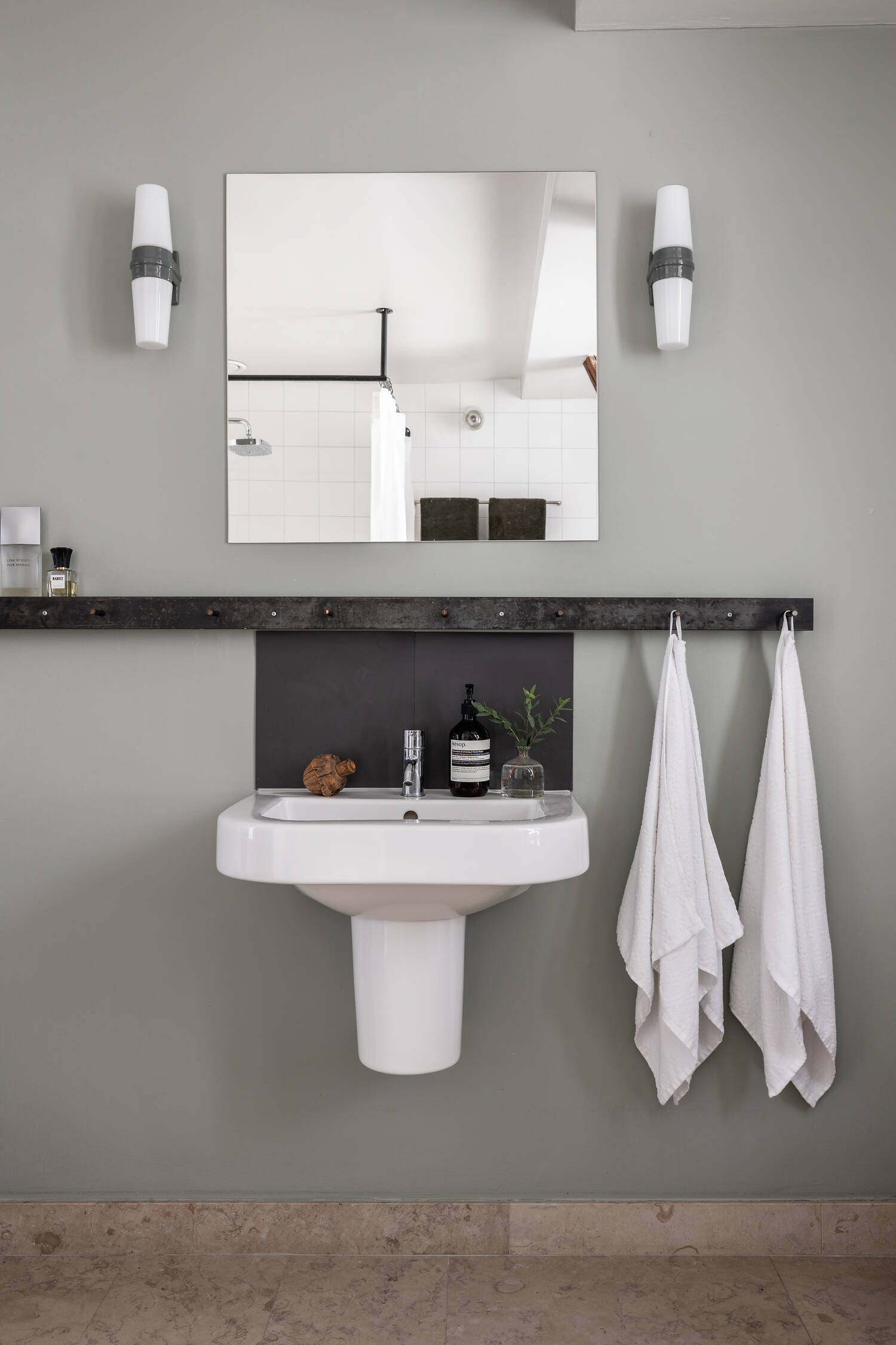 salle de bain grise salle de bain grise
