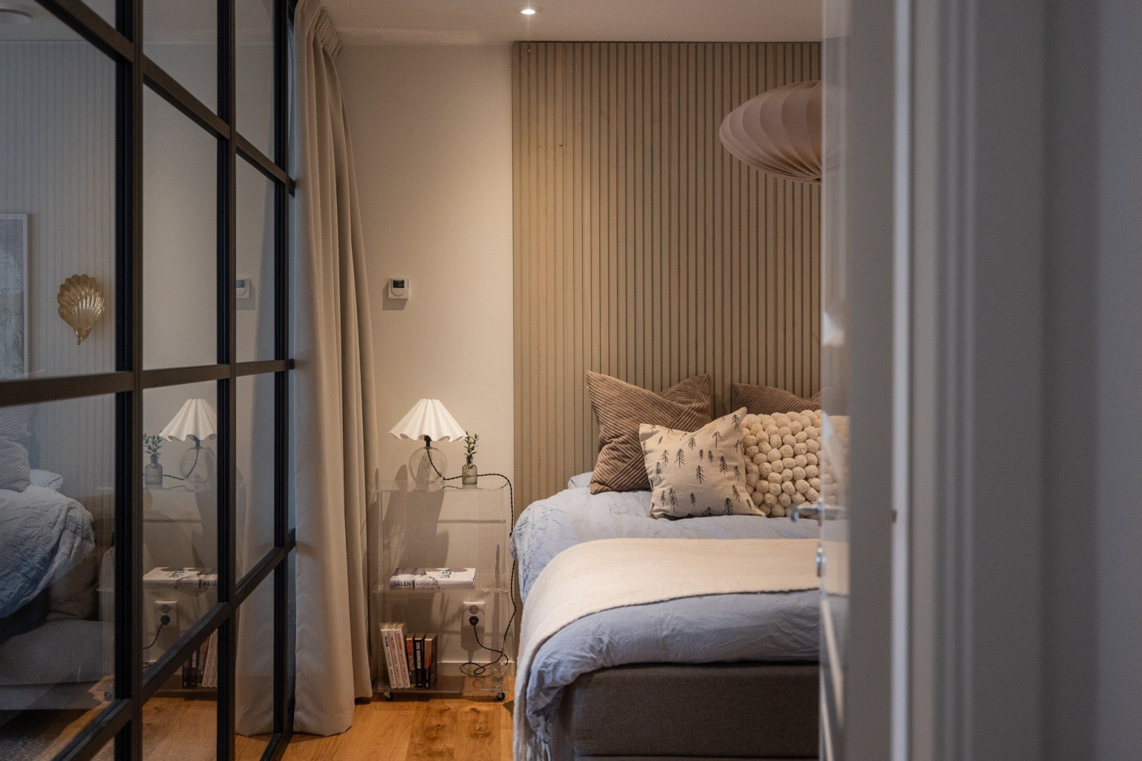 chambre avec verrière deux-pièces de 45m2 optimisé