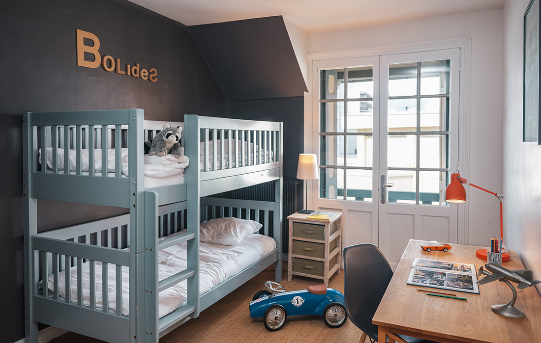 chambre enfant décoration contemporaine et colorée villa Touquetoise chambre enfant décoration contemporaine et colorée villa Touquetoise
