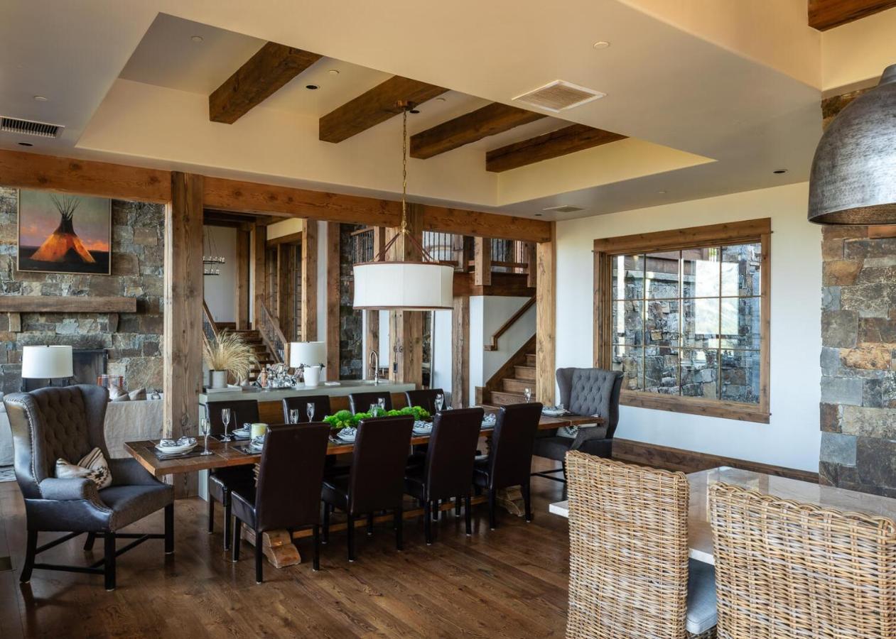salle à manger néo rustique