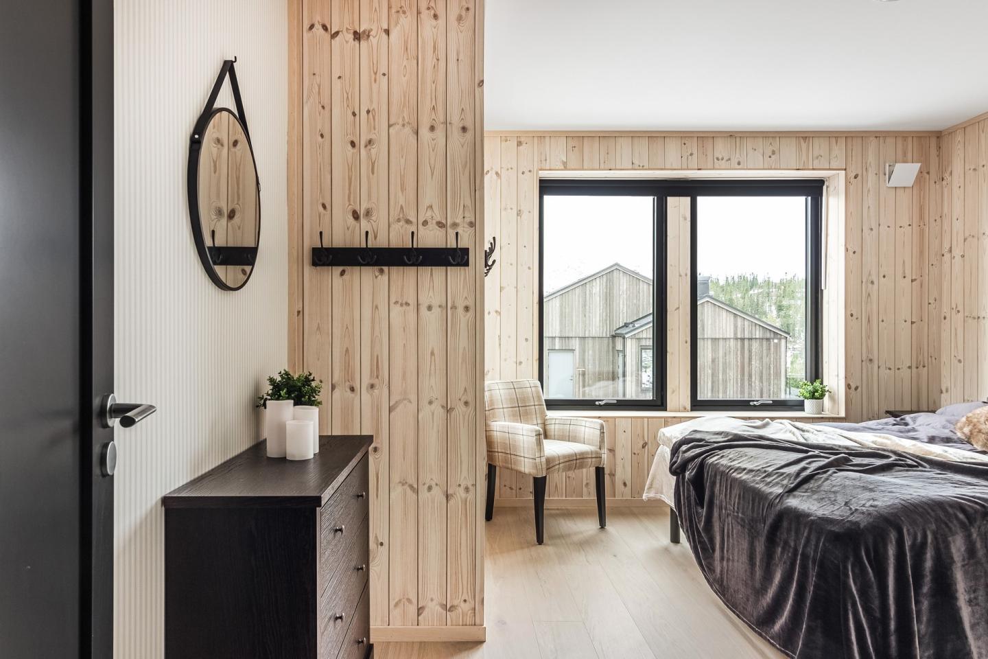chambre mur en bois clair maison montagne chambre mur en bois clair maison montagne