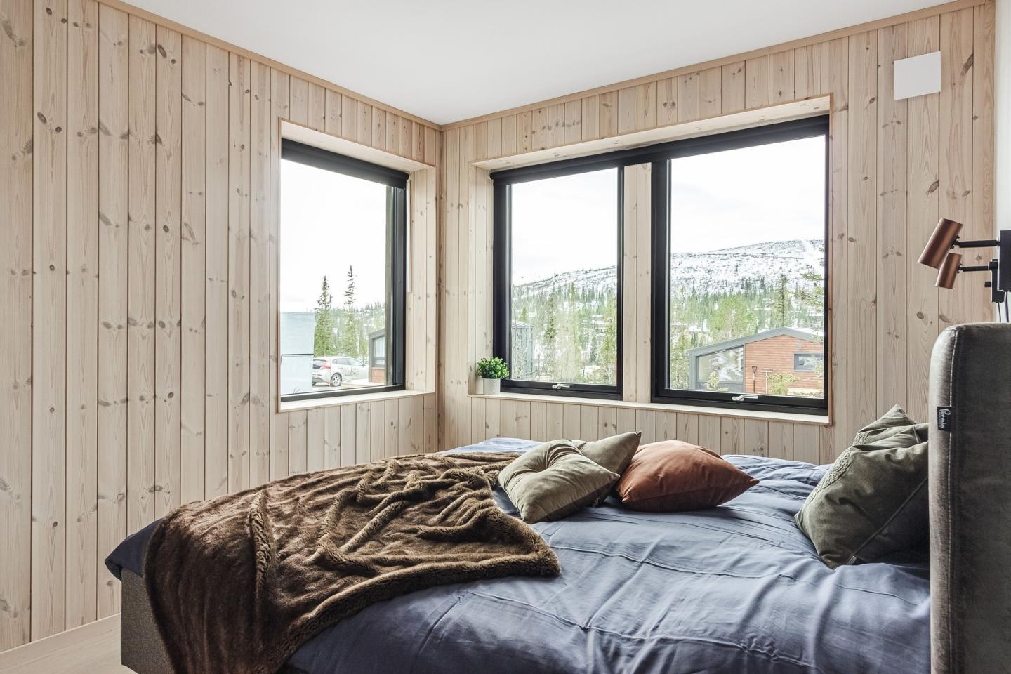 chambre mur en bois clair maison montagne chambre mur en bois clair maison montagne