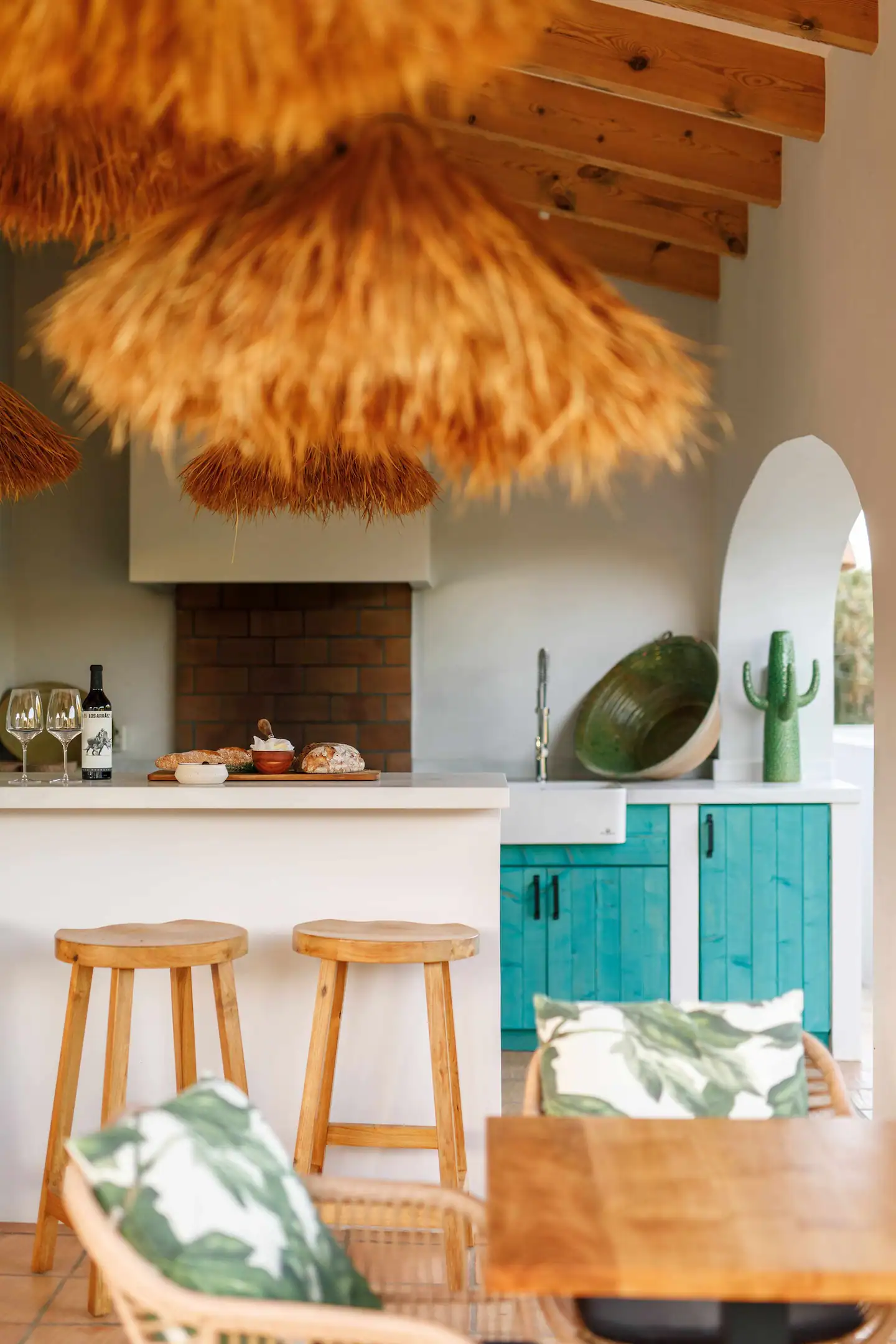 cuisine d cuisine d'été maison avec piscine Javea The Adelante House
