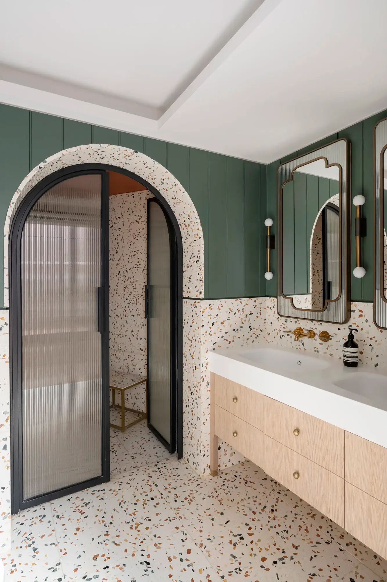 salle de bain terrazzo décoration contemporaine salle de bain terrazzo décoration contemporaine