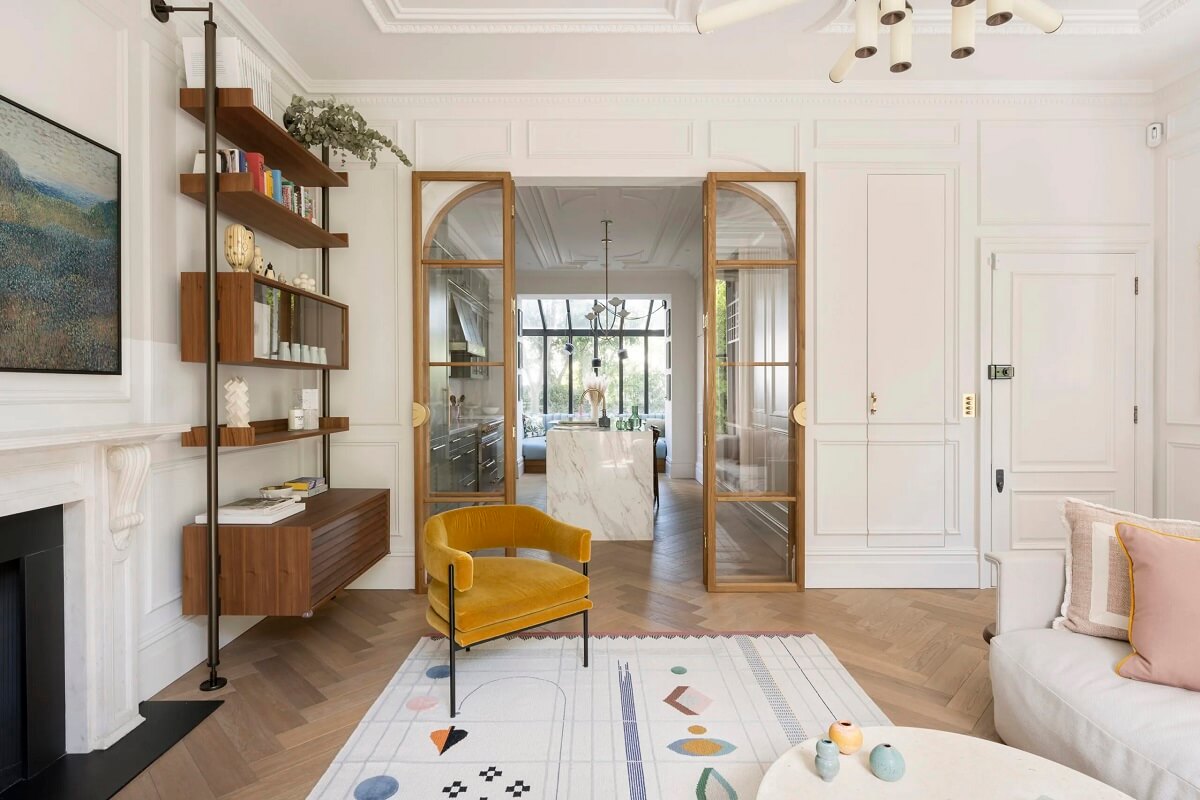 salon avec moulures décoration contemporaine salon avec moulures décoration contemporaine