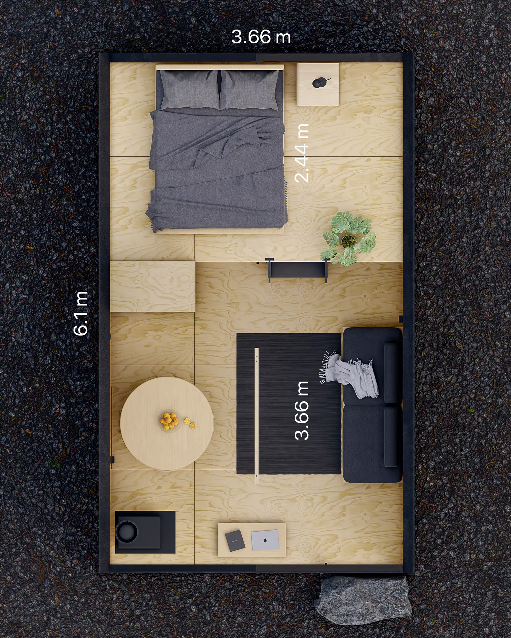 plan mini maison 23m2 avec chambre loft plan mini maison 23m2 avec chambre loft