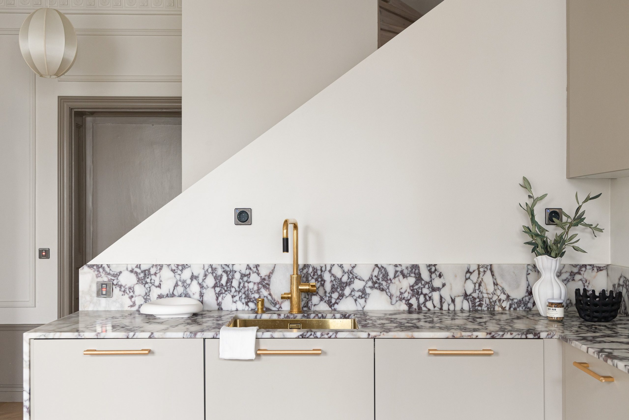 cuisine plan de travail marbre décoration blanche scandinave cuisine plan de travail marbre décoration blanche scandinave