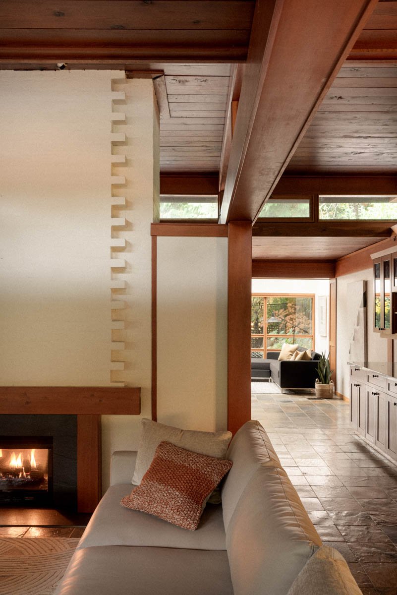 salon maison en bois The Lantern House